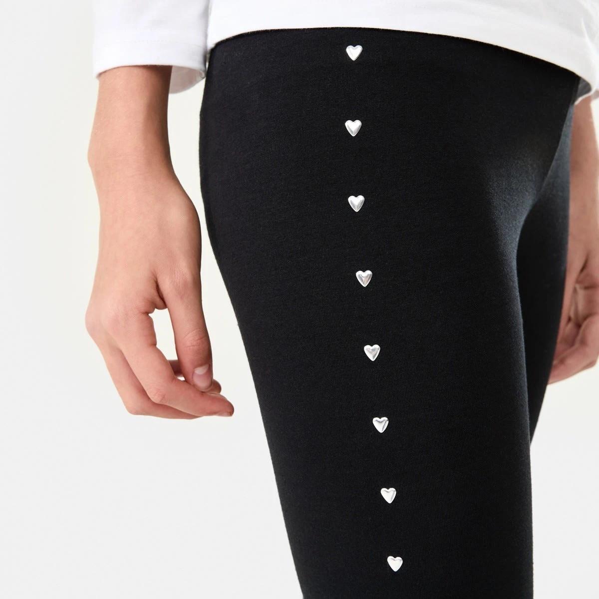 3 Studded Leggings Black, 3 of 7