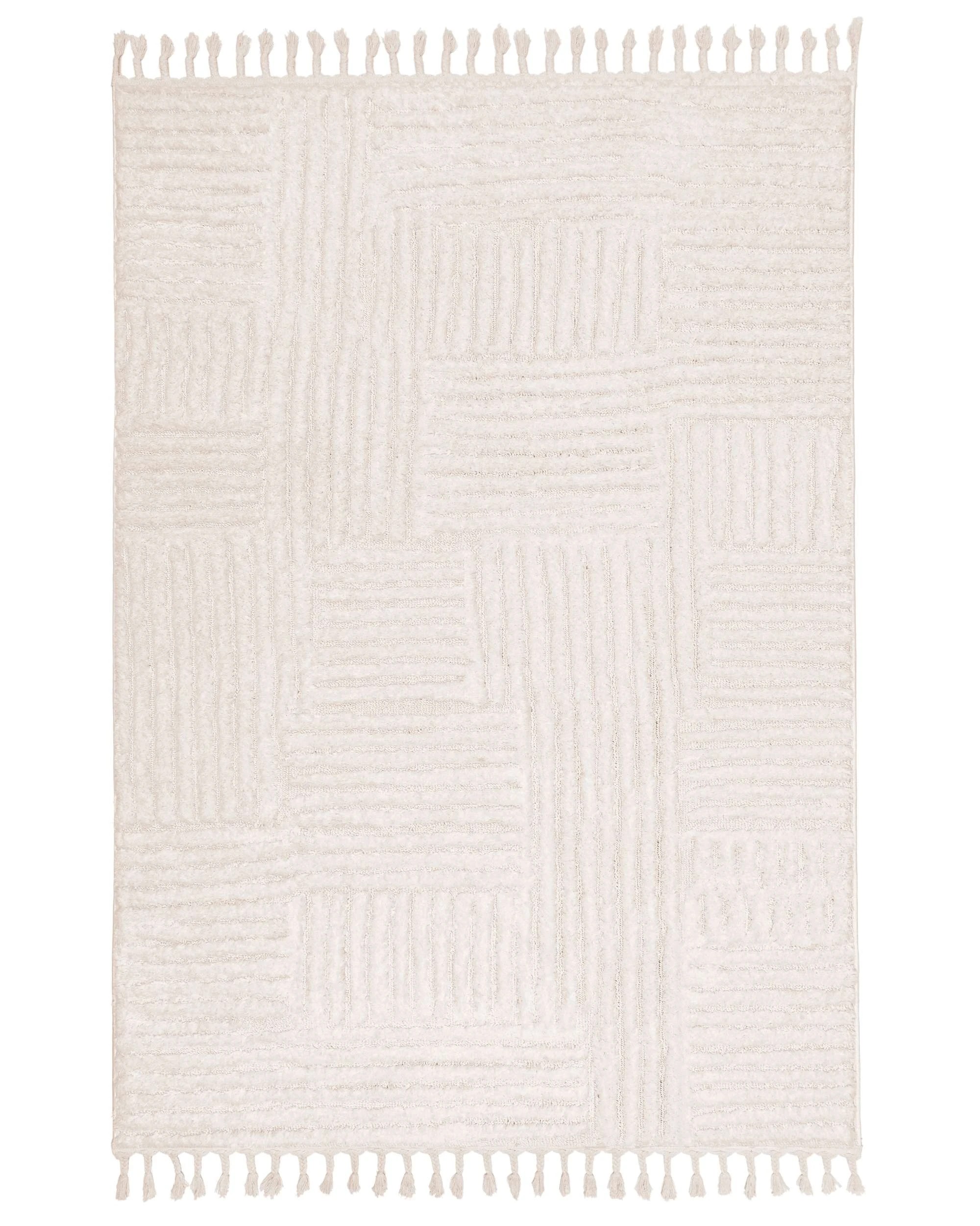 1 Loopsie Arbori Abstract Rug-330cm x 240cm - White, 1 of 8