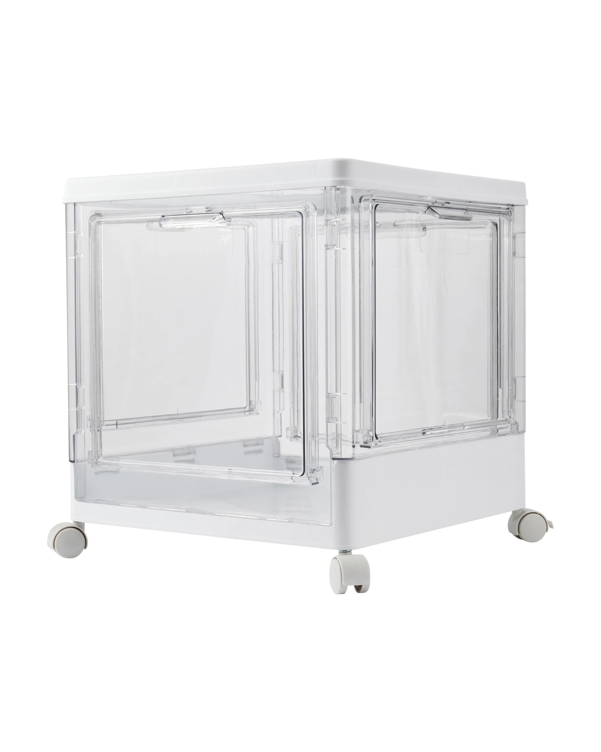 1 27L 4-Door Square Collapsible Box, 1 of 6