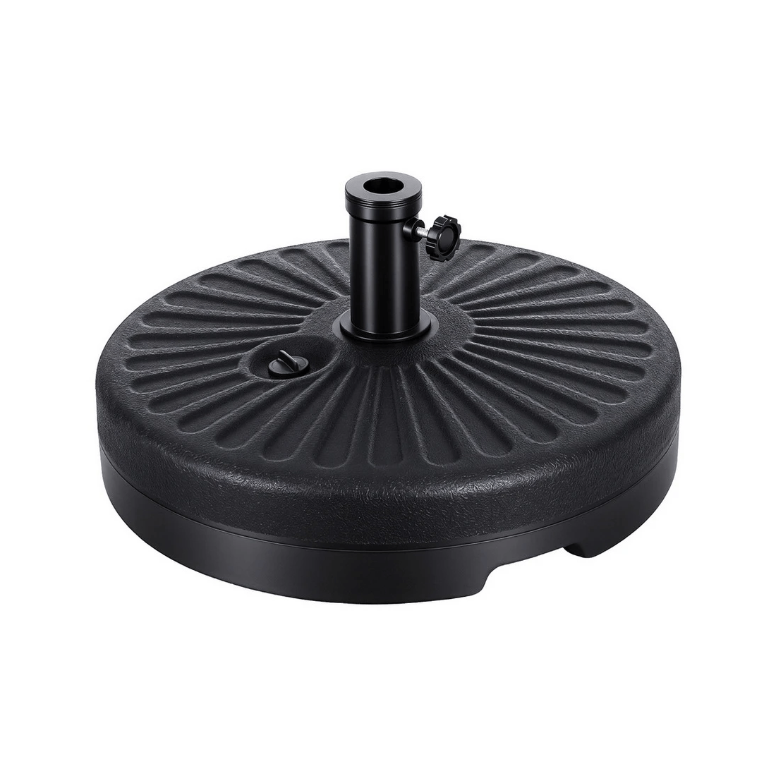 1 Instahut Outdoor Umbrella Base Weight Round Plastic Pole Holder 30-48mm Beach - Multi, 1 of 2