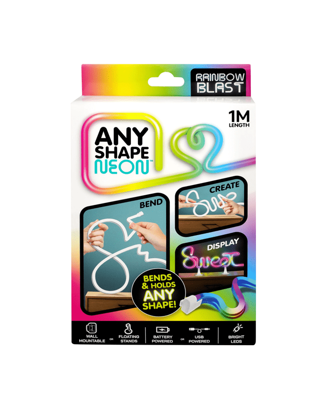 1m Any Shape Neon Rainbow Blast L