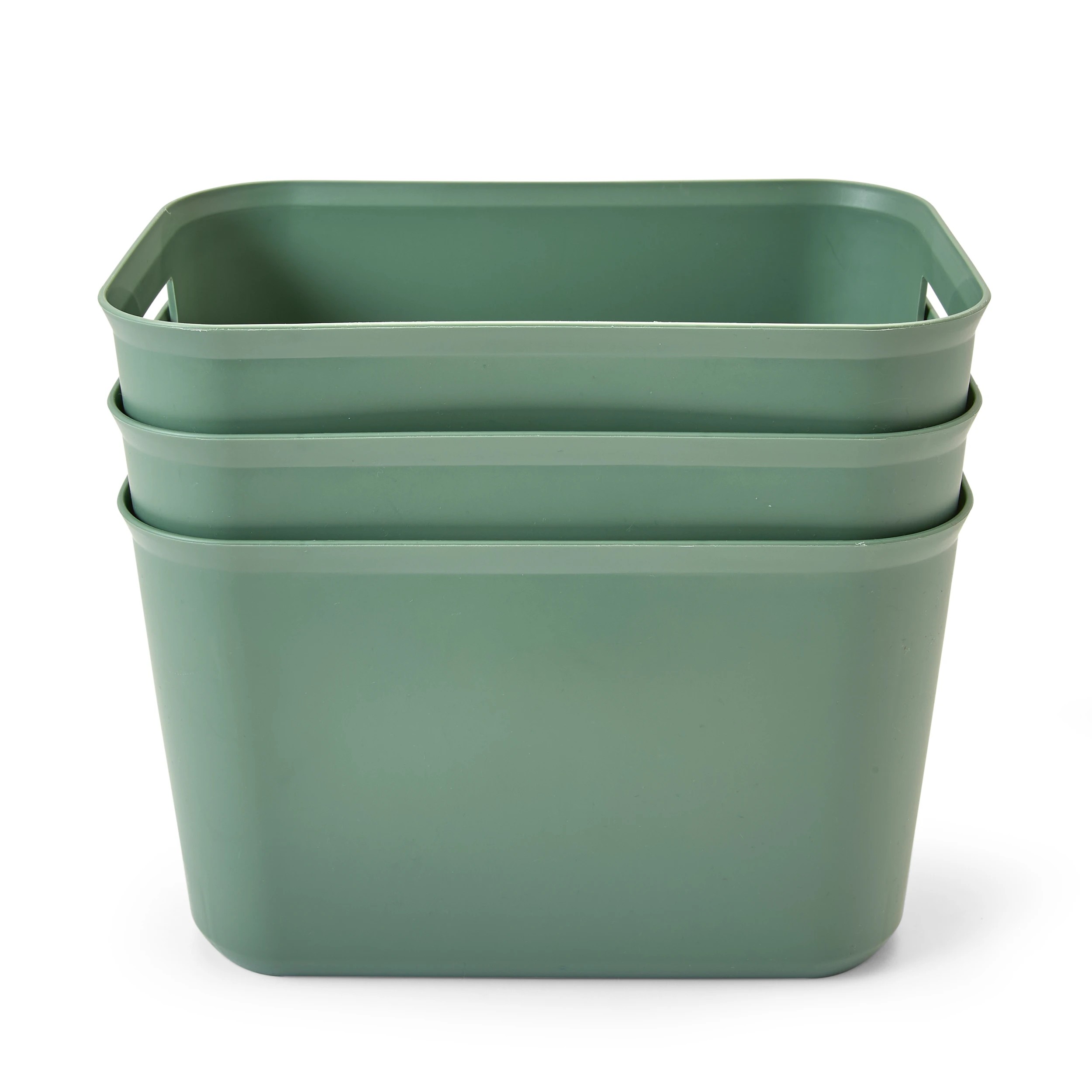 3 3 Pack 5.8L Utile Tubs - Green, 3 of 10