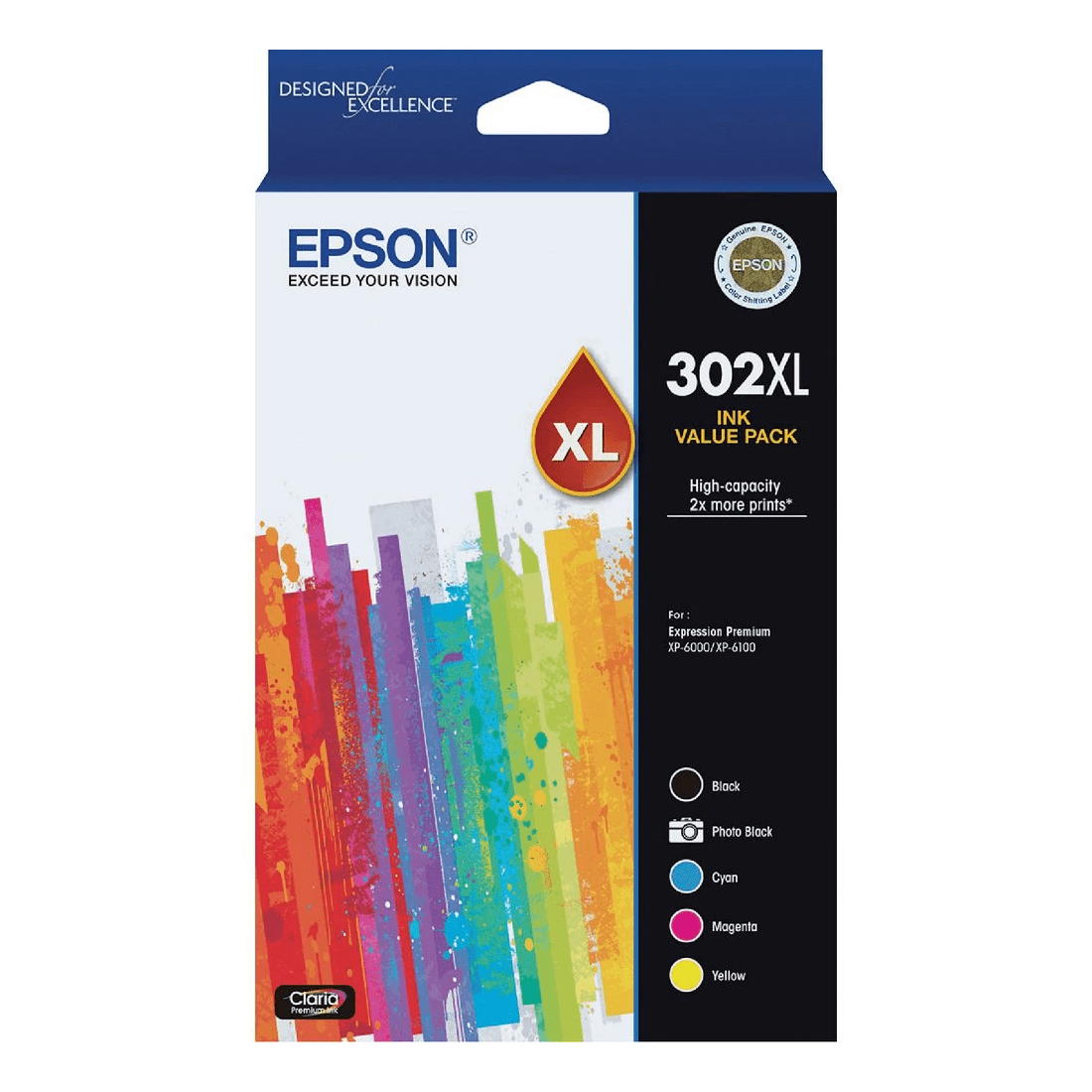 1 Epson 302XL Ink Cartridge 5 Pack, 1 of 1