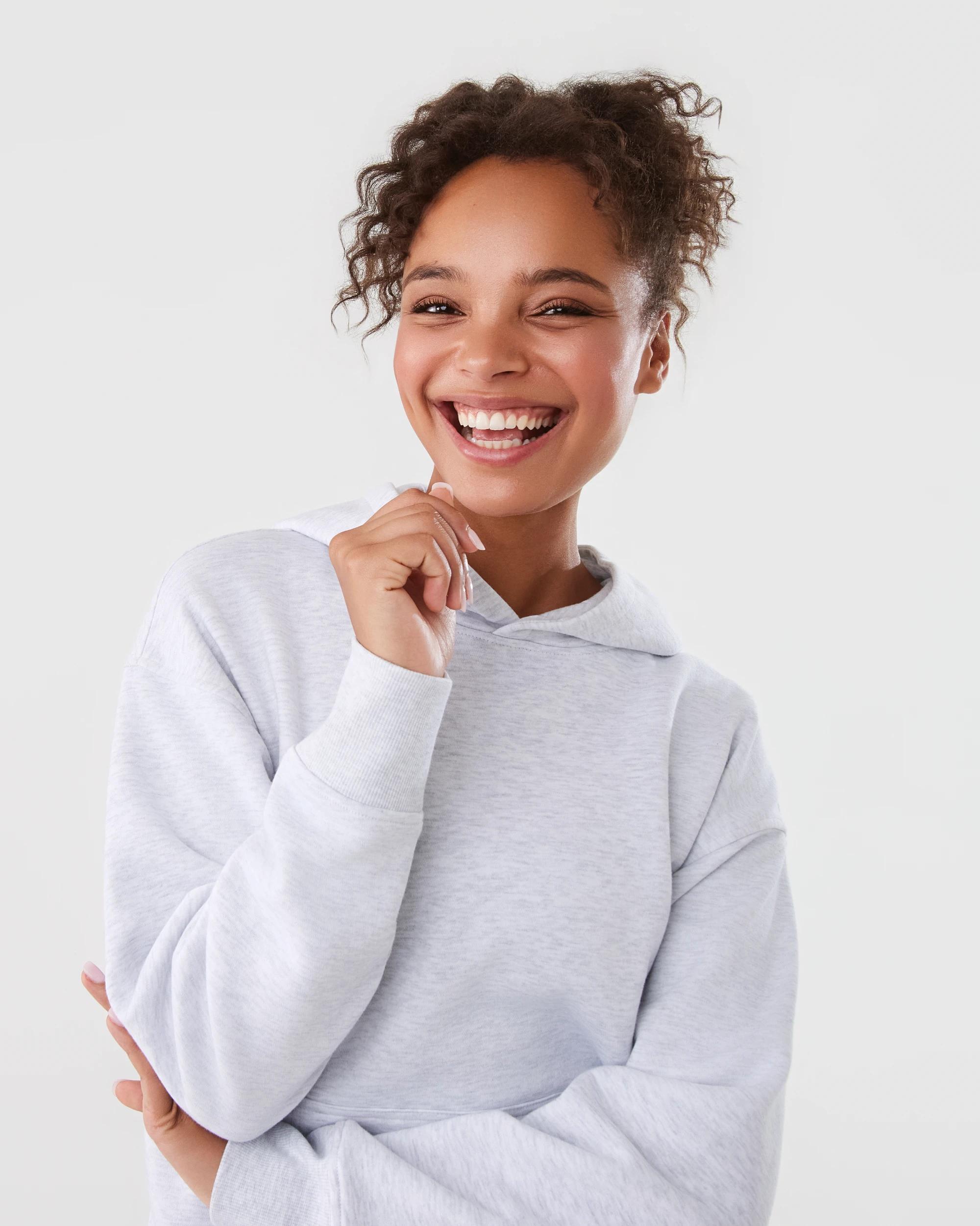 5 Active Womens Essential Oversized Hoodie Heather, 5 of 8