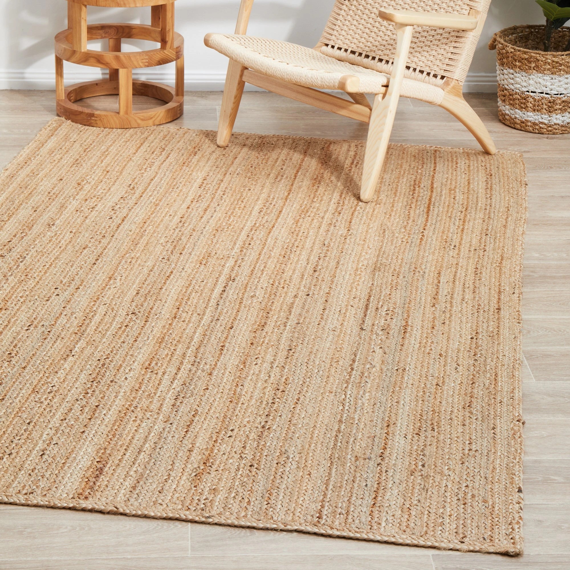 4 Common Ground Rugs Shoreline 220x150cm - Medium Jute Rug - Natural, 4 of 10