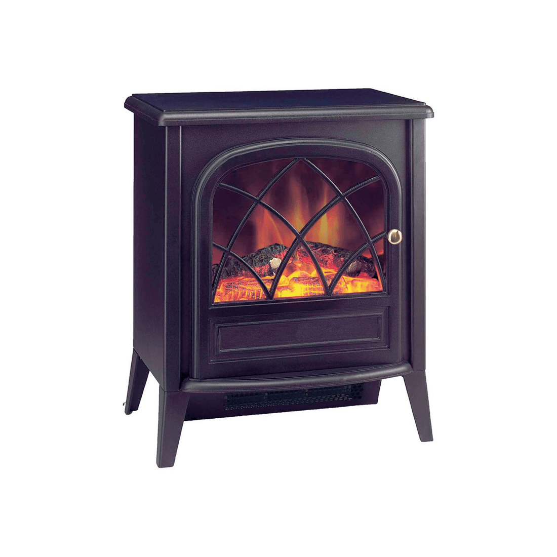 1 Dimplex Ritz-c Electric Fireplace Heater Heat/fire Flame Smoke Coal Wood Effect
 - Black, 1 of 5
