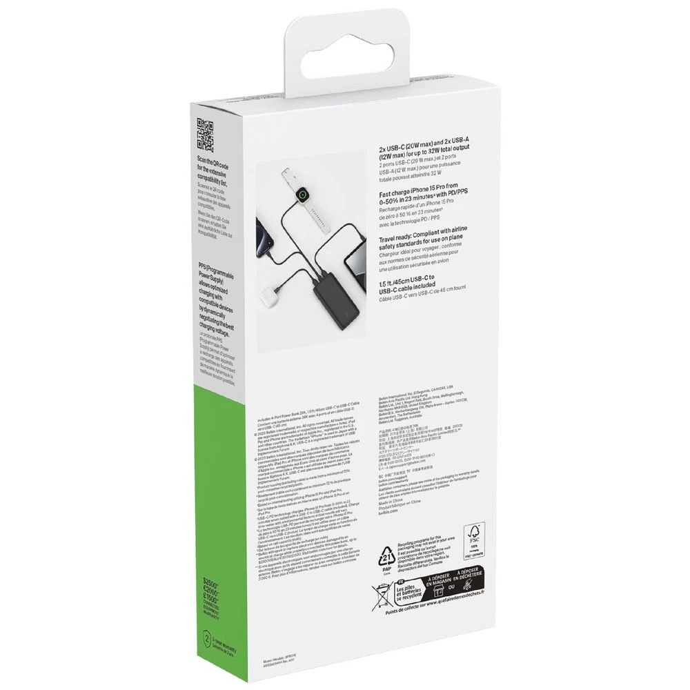 7 Belkin Boost 26K Power Bank Black, 7 of 10