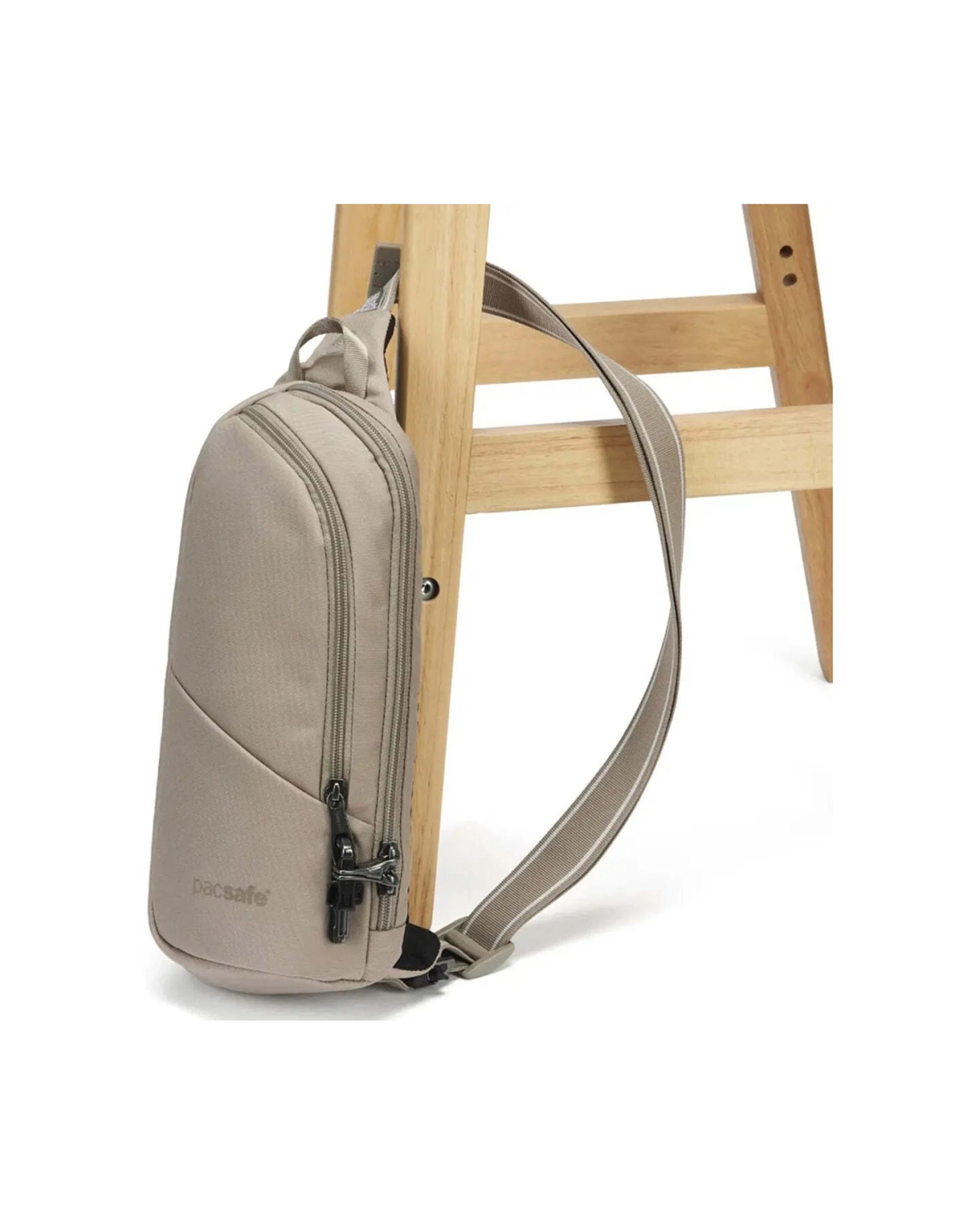 5 Pacsafe V Action Anti-Theft RFID Blocking Slashguard Sling Pack Compact - Beige, 5 of 7