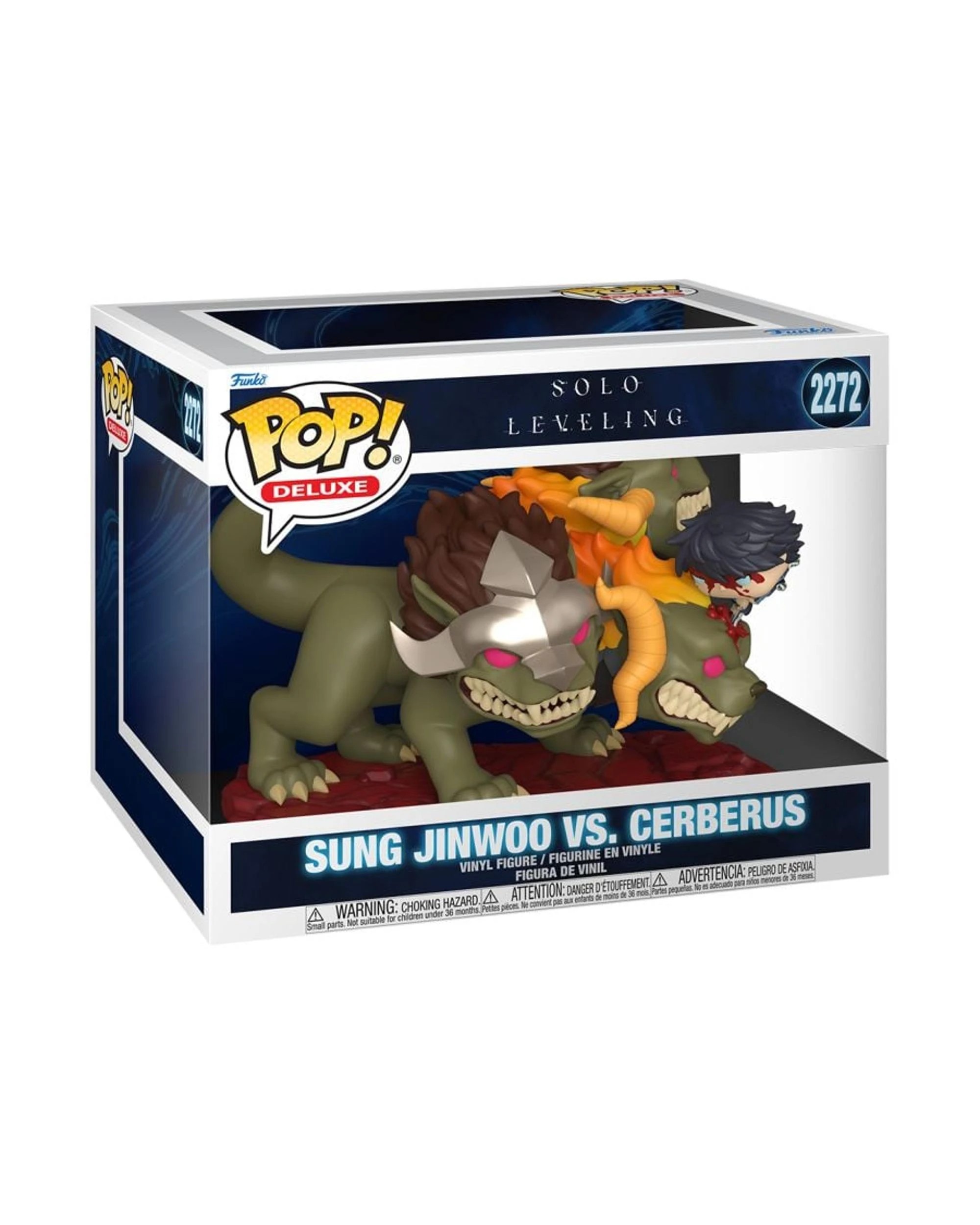 3 Solo Leveling Sung Jinwoo Vs Cerberus Deluxe Funko POP! Vinyl, 3 of 3
