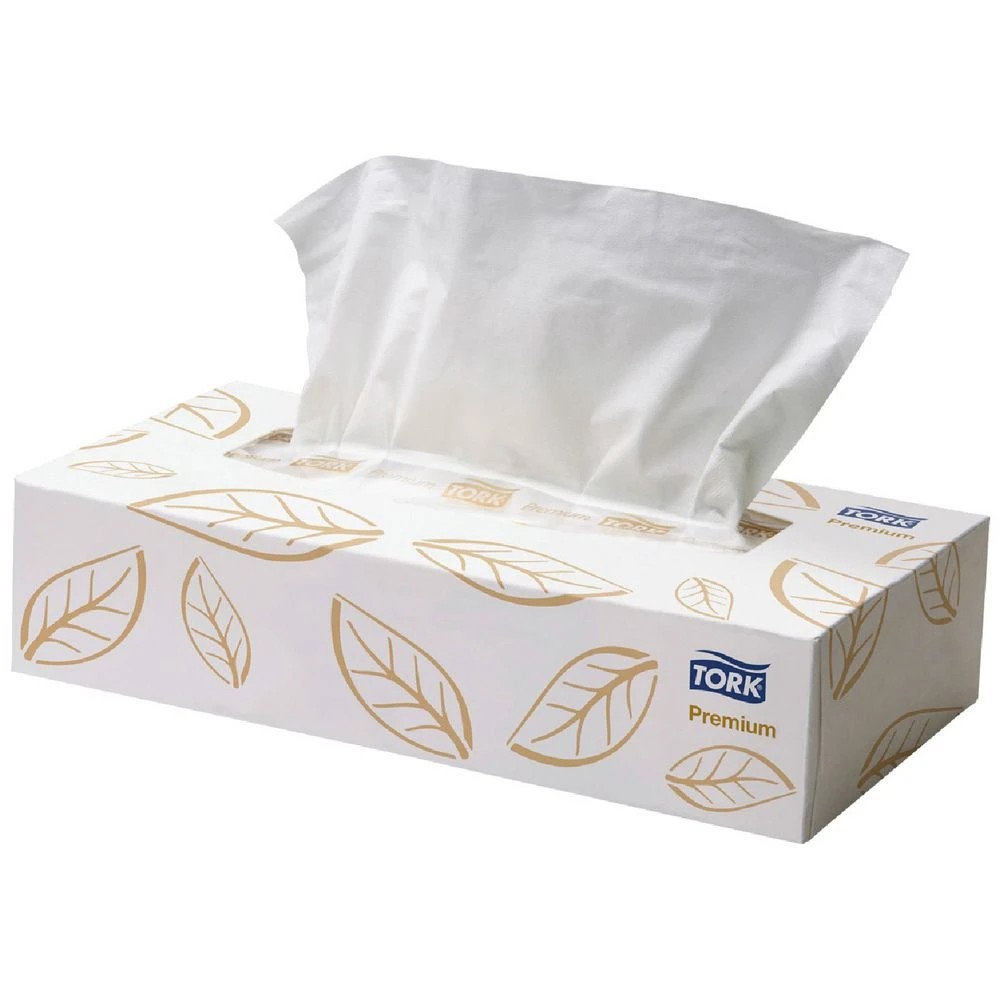 1 Tork Premium 2 Ply Facial Tissues 100 Sheets 48 Boxes, 1 of 1
