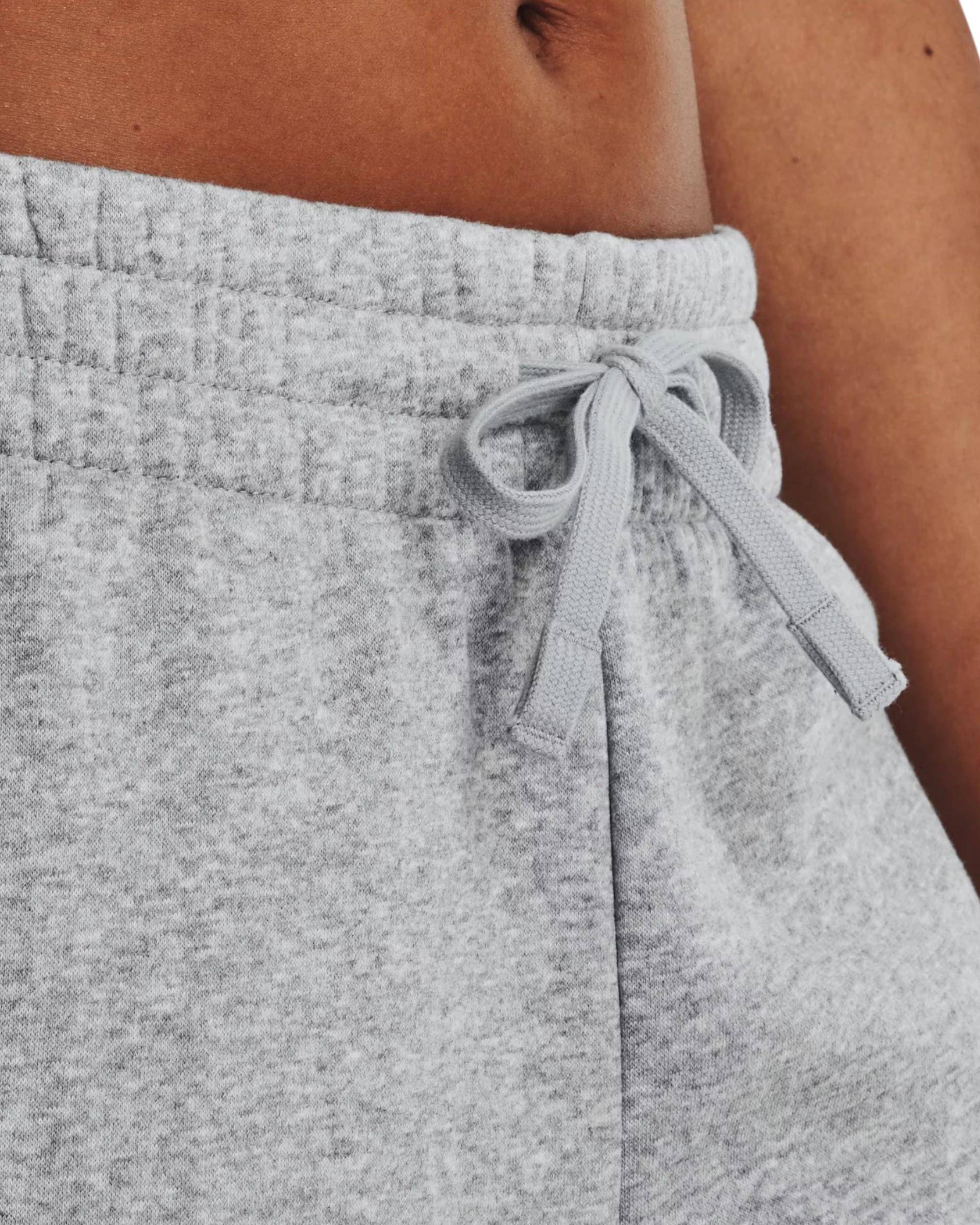 3 Under Armour Womens Rival Fleece Jogger Pants Grey Trackies GREY, 3 of 6