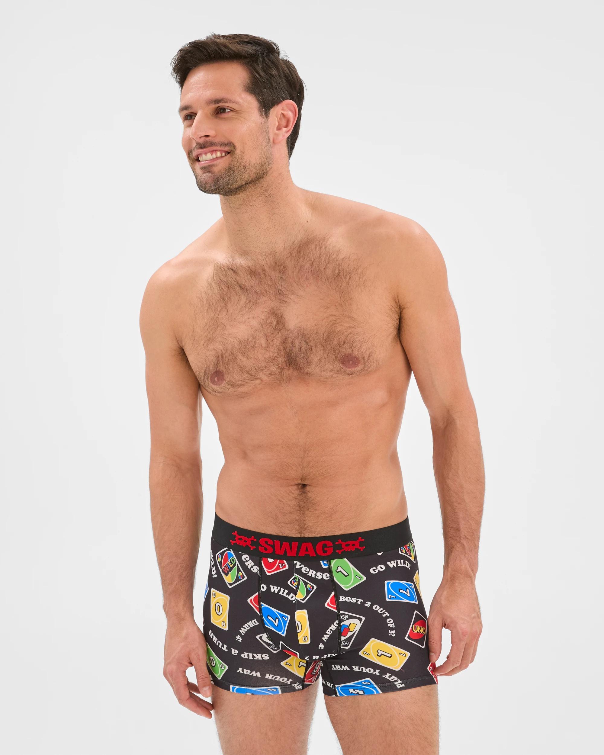 1 Swag Licensed Trunks - UNO BLACK, 1 of 4