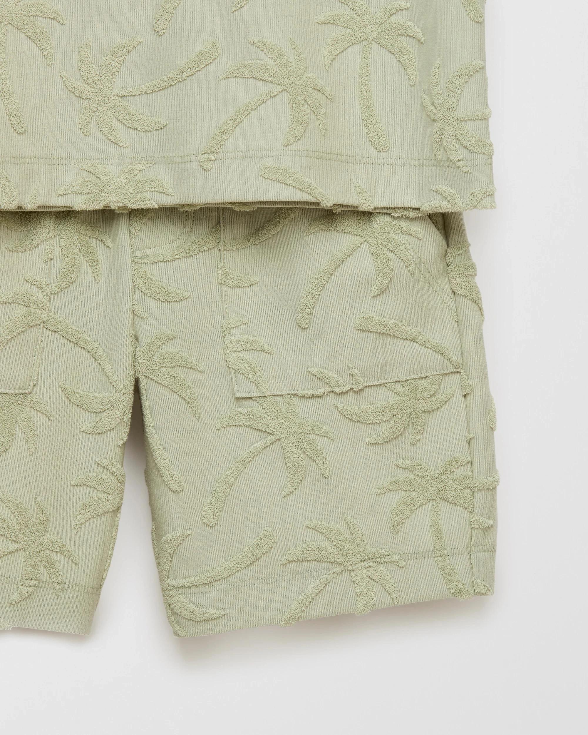 7 Target Australian Cotton Blend T-shirt and Short 2 Piece Set DESERT SAGE, 7 of 7