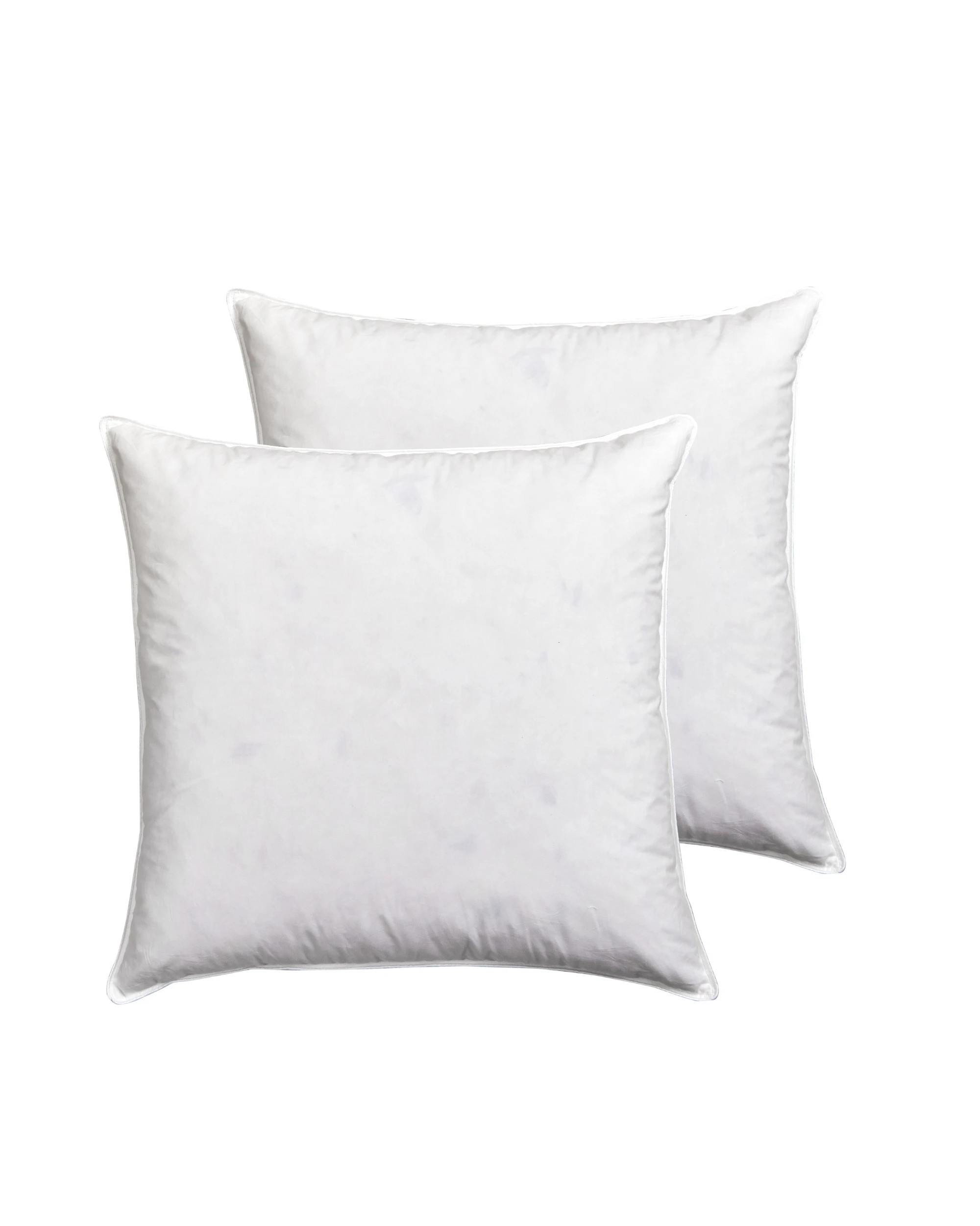 4 Dreamaker Goose Feather and Down Euro Pillow Twin Pack - White, 4 of 4
