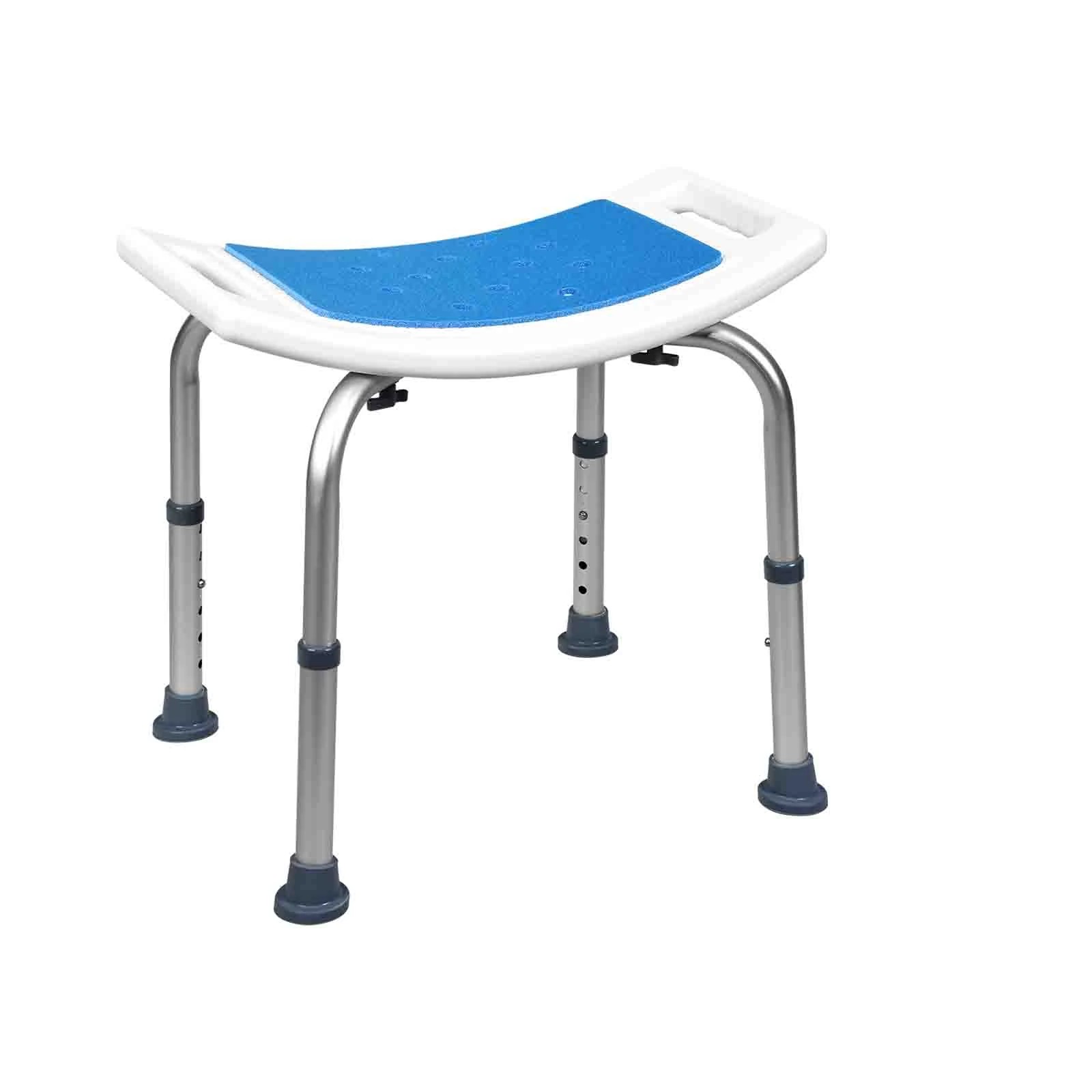 1 Costway Adjustable Shower Stool Lightweight Bathtub Stool for Senior, 1 of 10