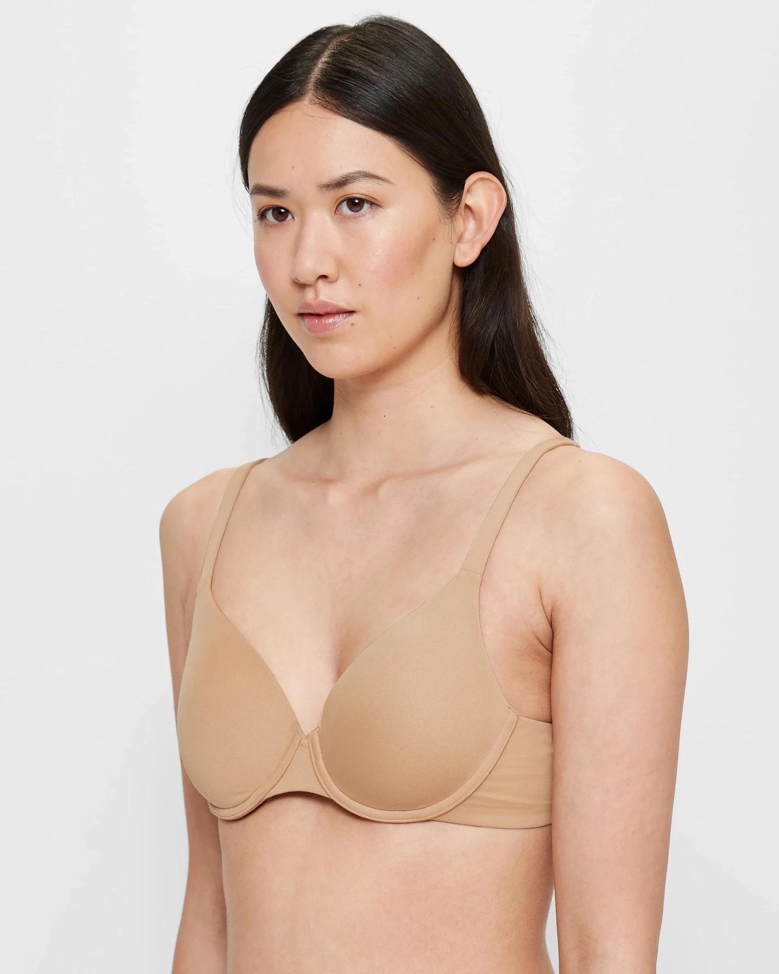 2 Target Kerry Soft Comfort T-Shirt Bra LATTE, 2 of 3