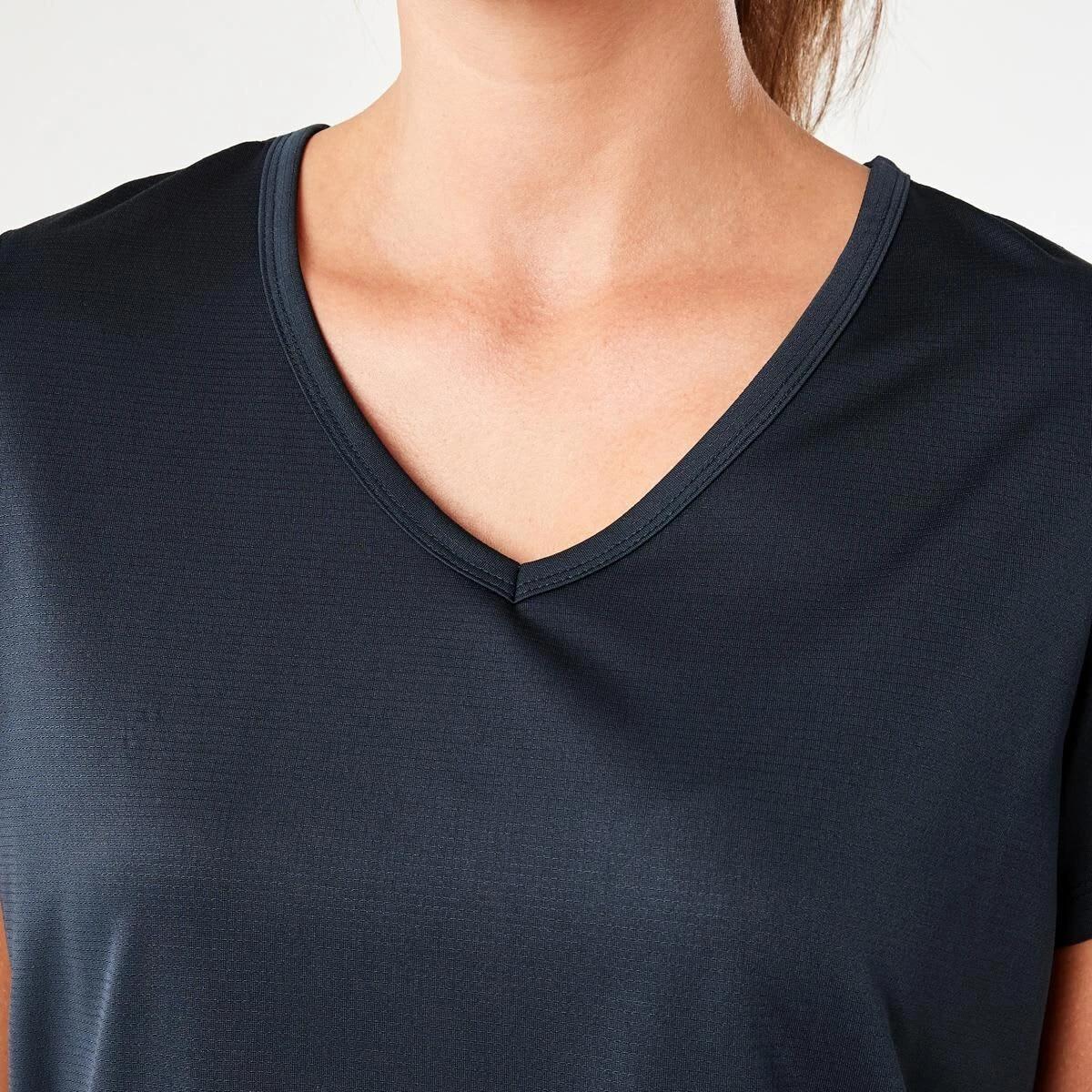 5 Active Womens Core V-Neck T-shirt SHADE NAVY, 5 of 5