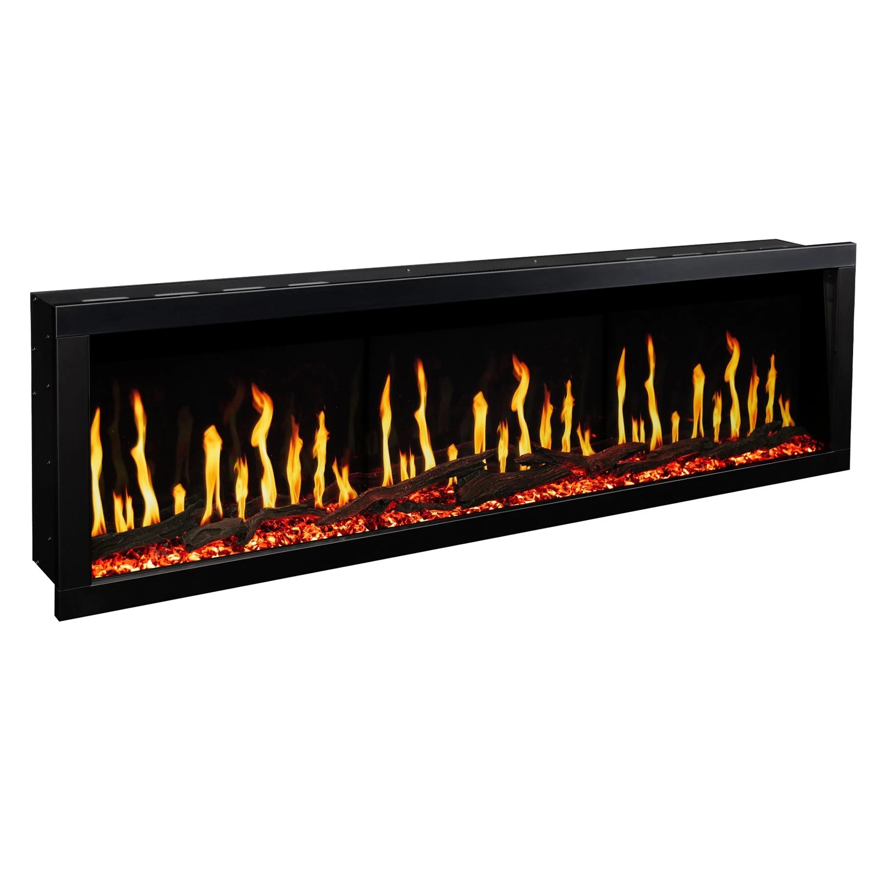5 Moda Living Imperial 67 Inch LCD Electric Fireplace - Black, 5 of 10
