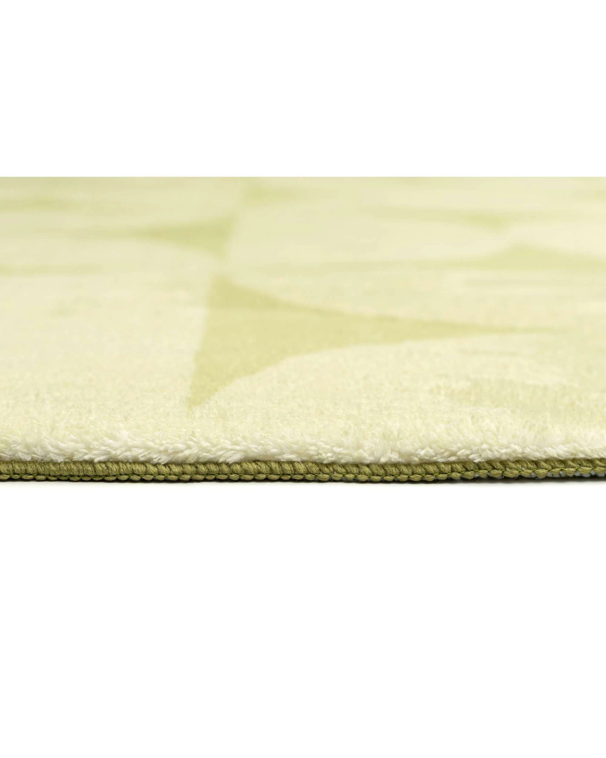 8 Loopsie Frogmore PistachioGeometric Washable Rug-400cm x 300cm - Green, 8 of 8