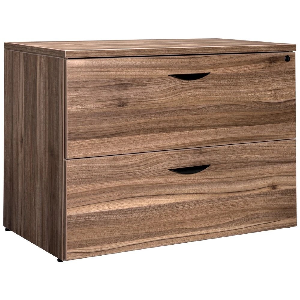 1 Ashton 2 Drawer Semi Assembled Lateral Filing Cabinet Cabinets Filing Drawer Cabinets, 1 of 6
