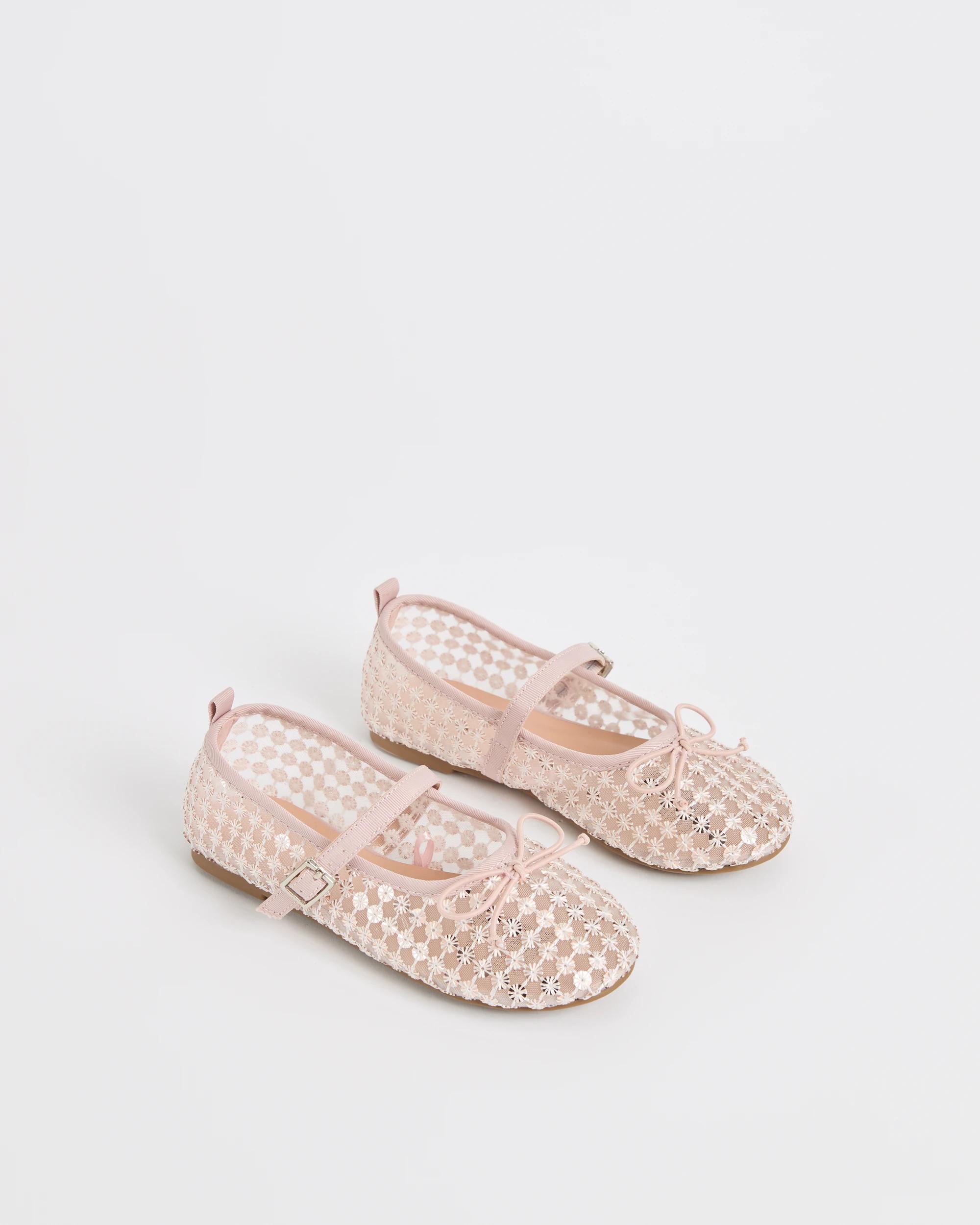 2 Target Kids Party Ballet Flats PINK, 2 of 3