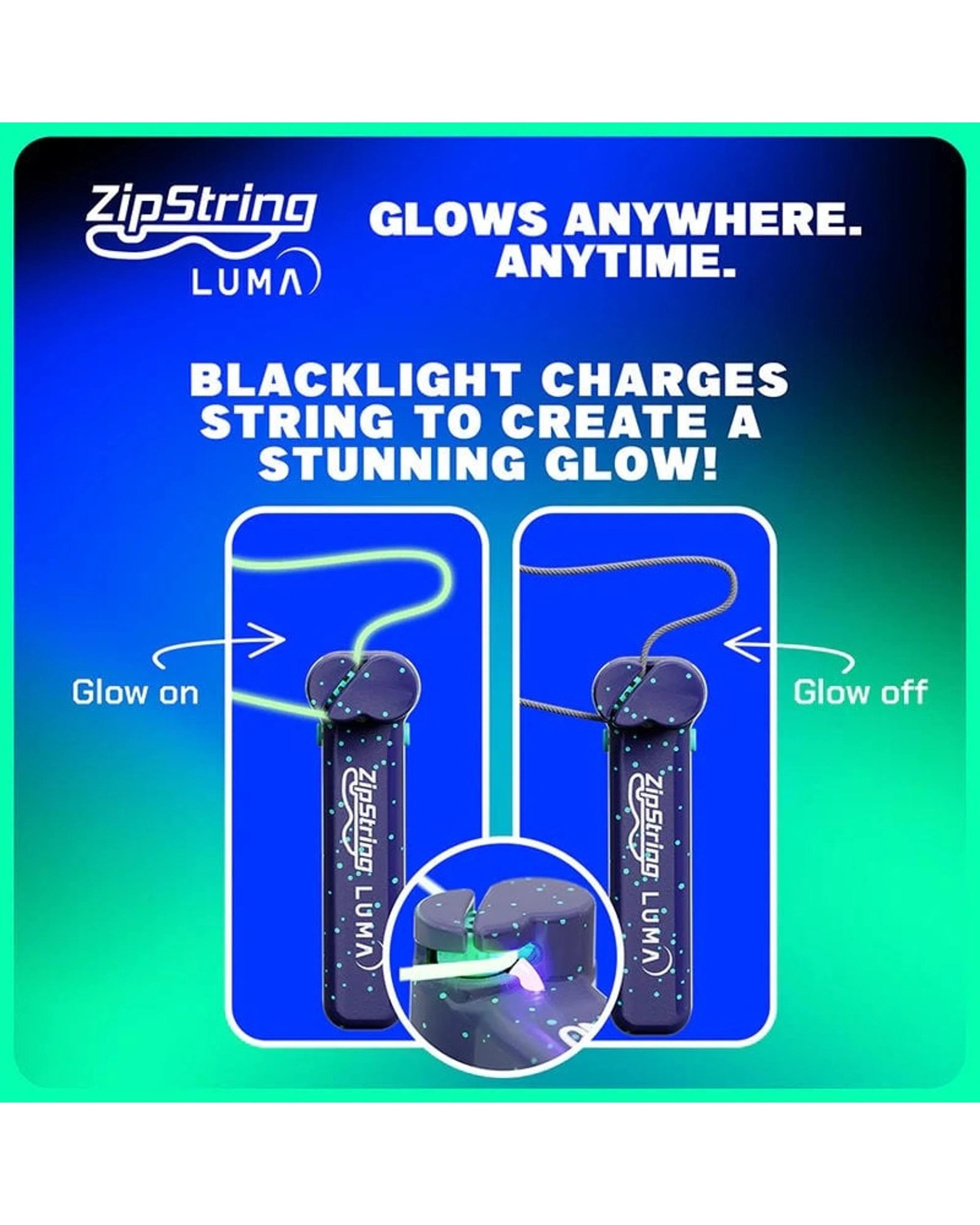 6 ZipString Luma Glow in the Dark, 6 of 8