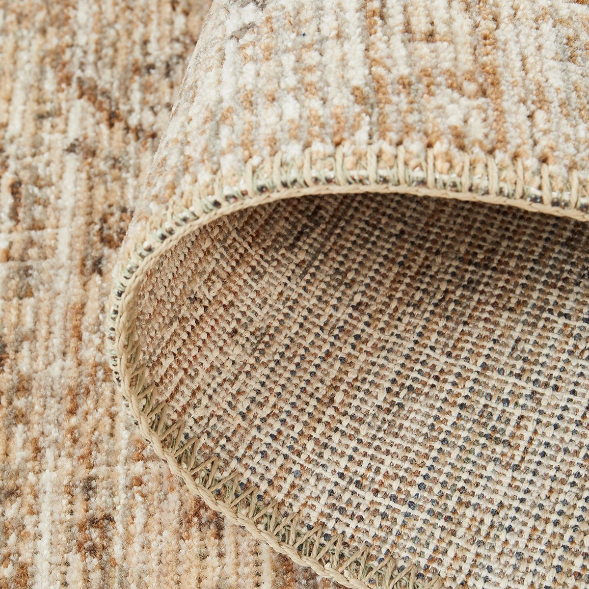 6 Common Ground Rugs Heirloom 04 370x80cm - Large Runner Power Loomed Rug - Natural, 6 of 7