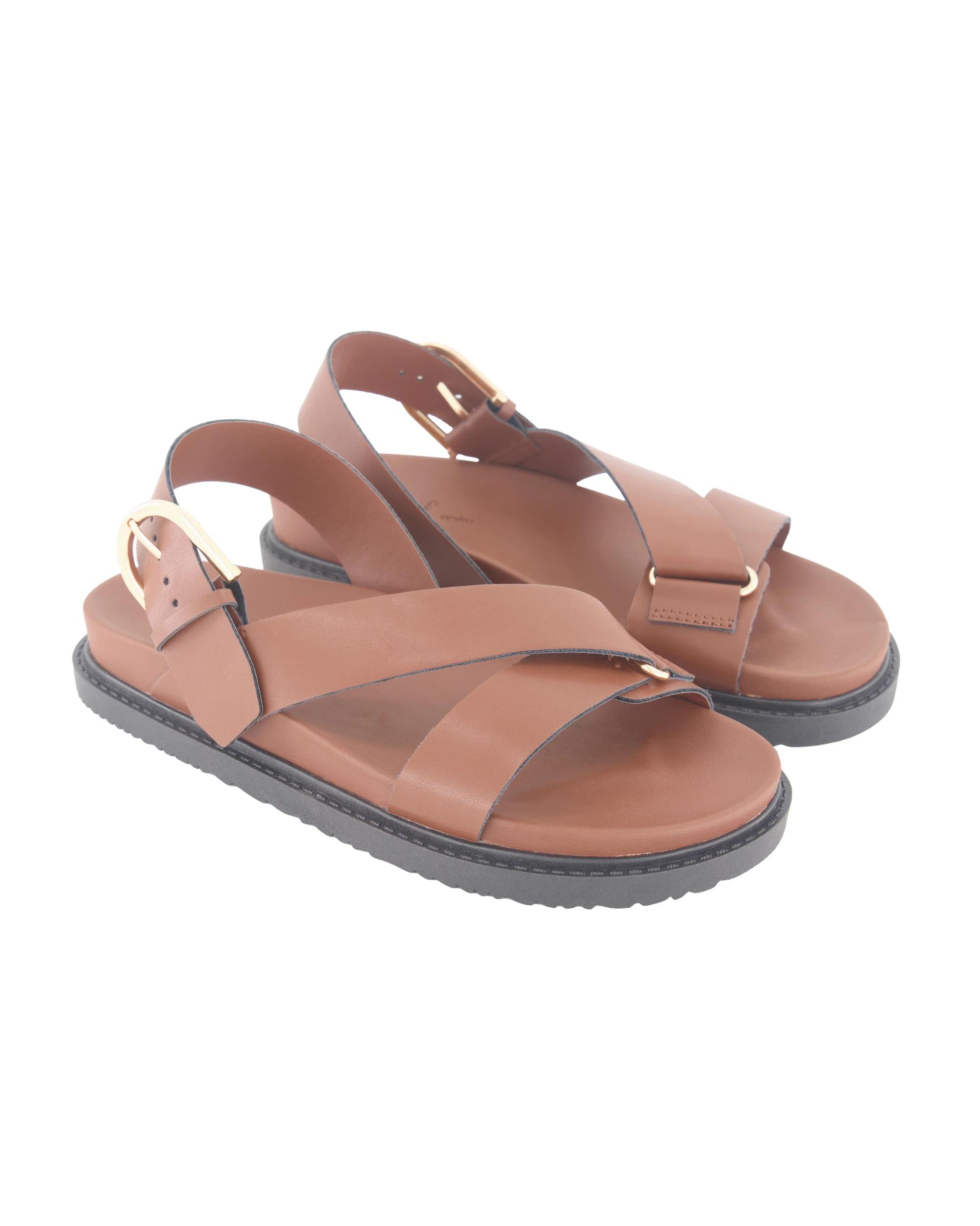 2 Comfort Crossover Slides Chestnut, 2 of 3