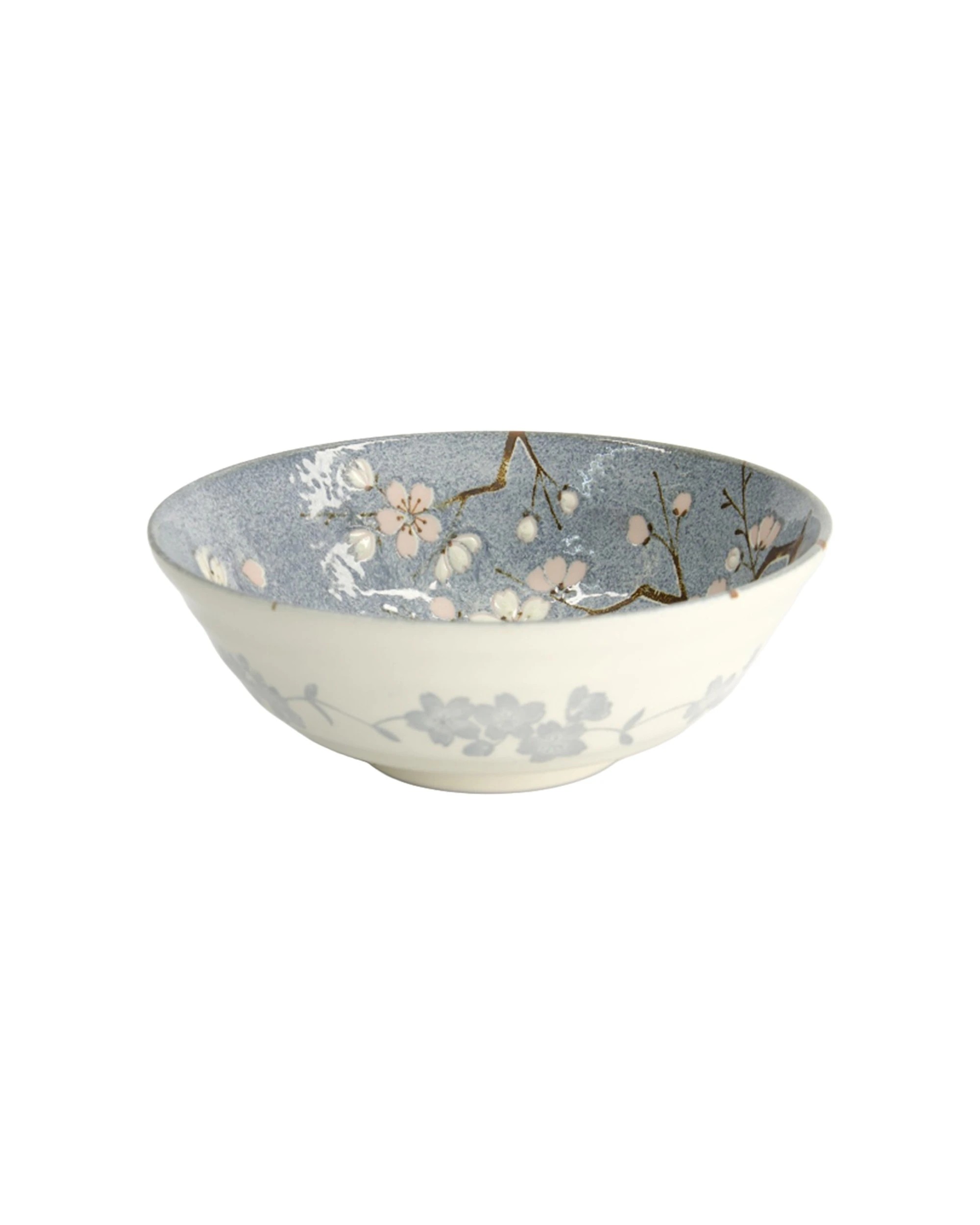 1 Tokyo Design Studio Fujisakura Ramen Bowl Stylish Design 21x7.5cm - Grey, 1 of 1