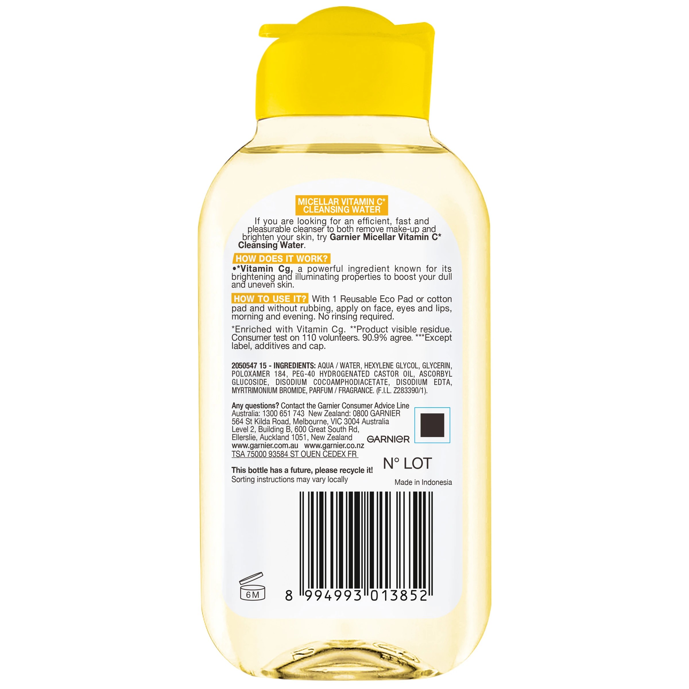 2 Garnier SkinActive Micellar Cleansing Water 125ml – Vitamin C, 2 of 2