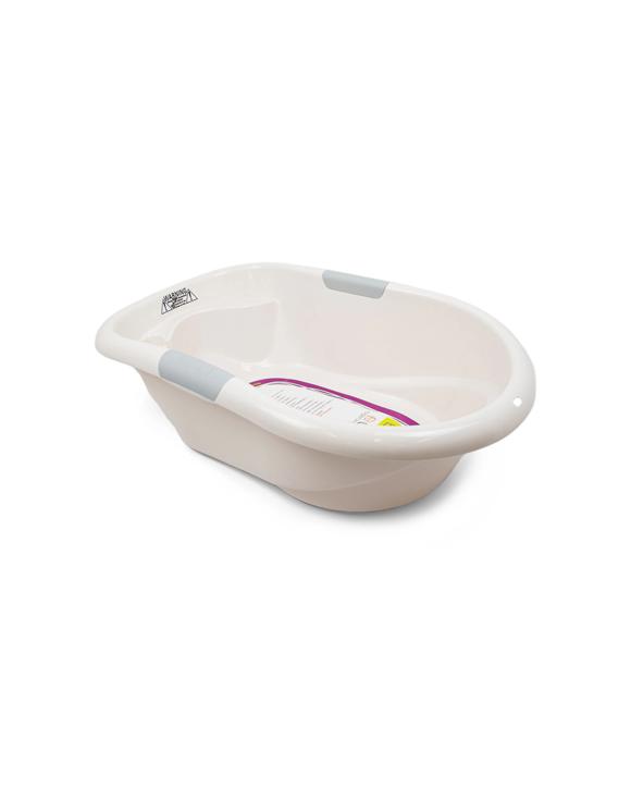 Roger Armstrong White Baby Bath Up To 2 Years With Soap Holder And Drain Plug. - White