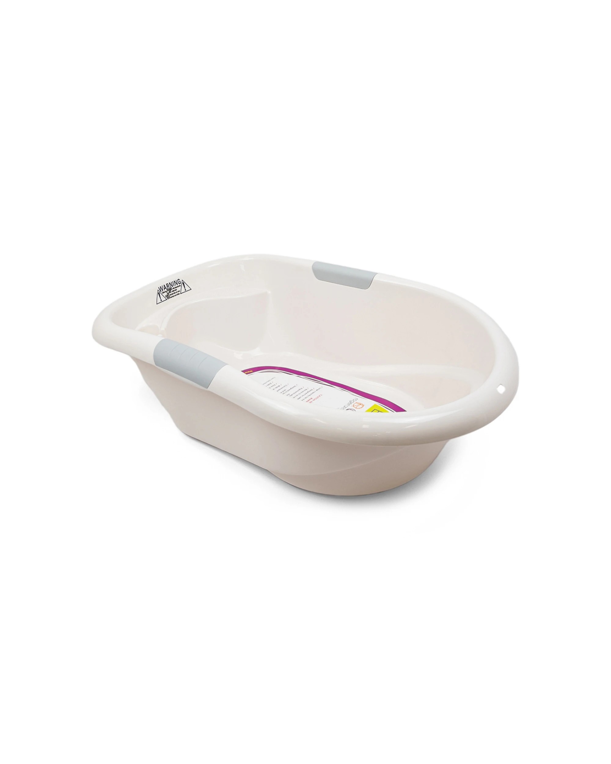 1 Roger Armstrong White Baby Bath Up To 2 Years With Soap Holder And Drain Plug.
 - White, 1 of 2