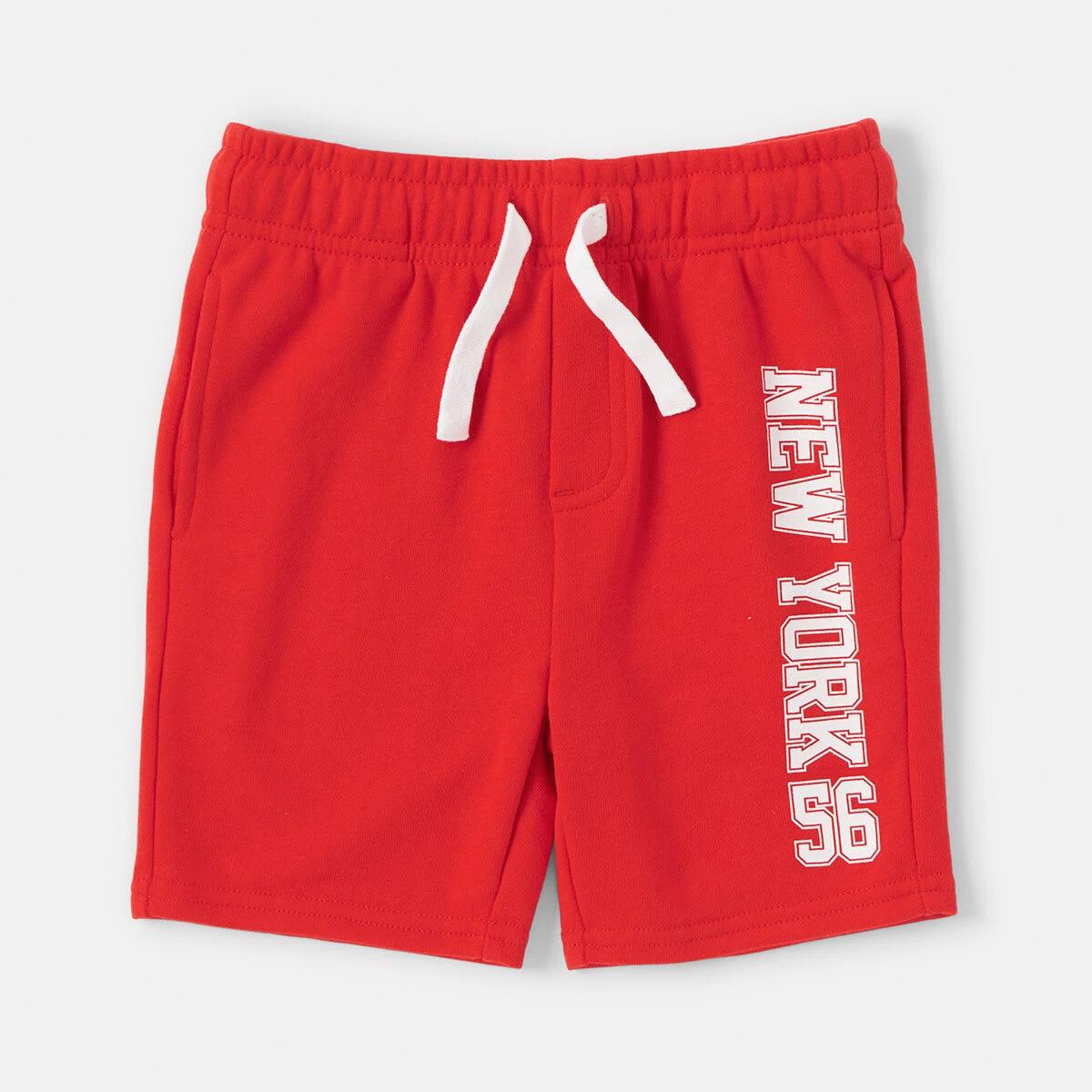 8 Graphic Knit Shorts Flame Red, 8 of 9