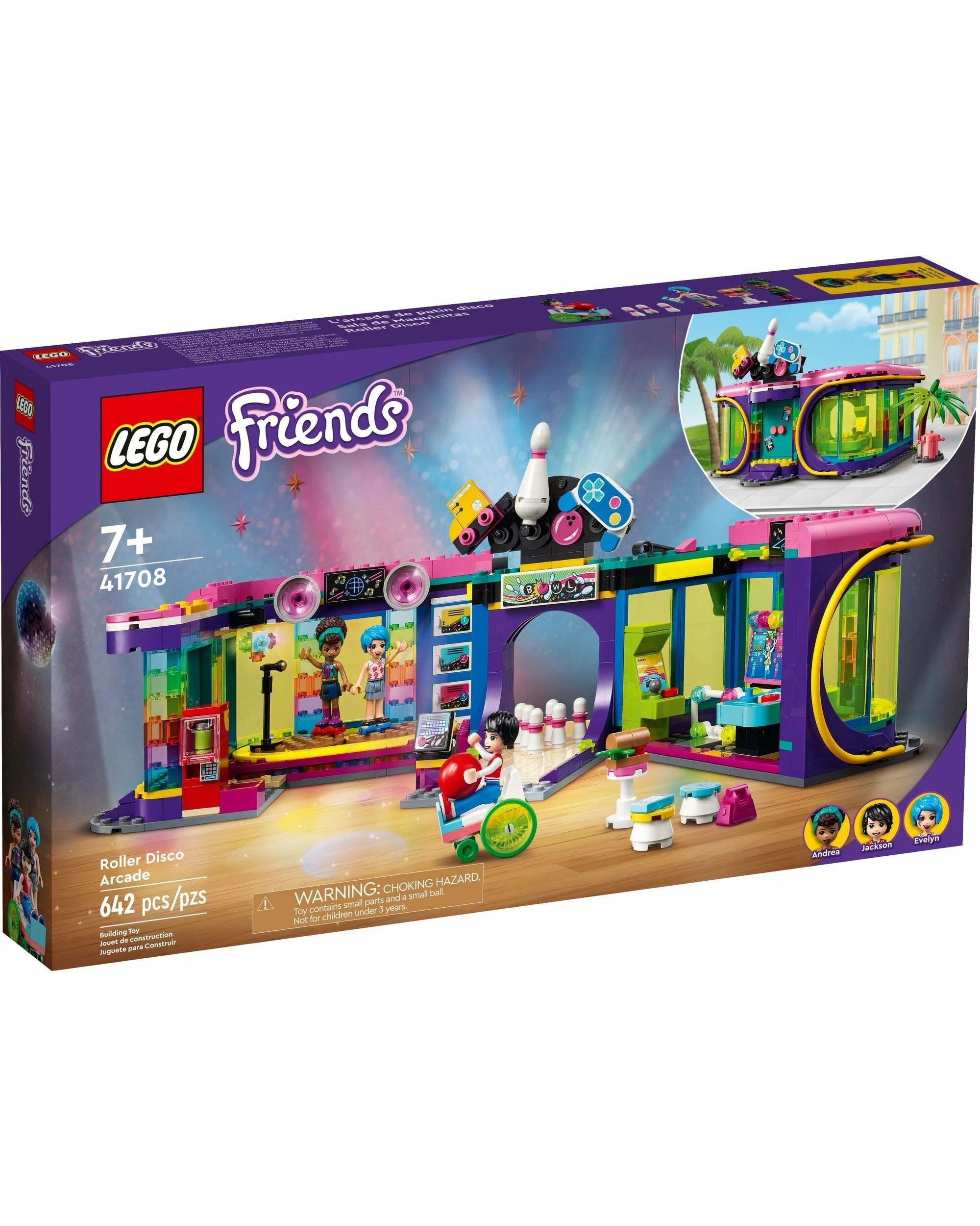 1 LEGO 41708 Roller Disco Arcade - Friends Fun for Kids 7+, 1 of 5