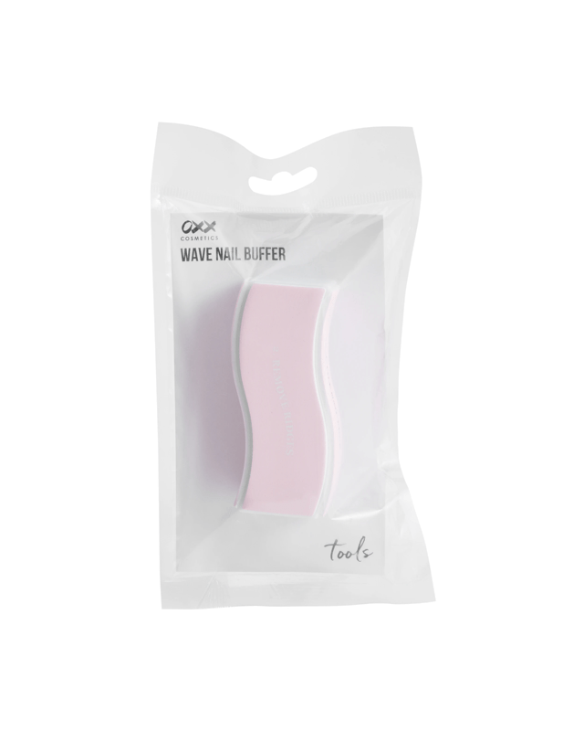 OXX Cosmetics Wave Nail Buffer - Pink and W