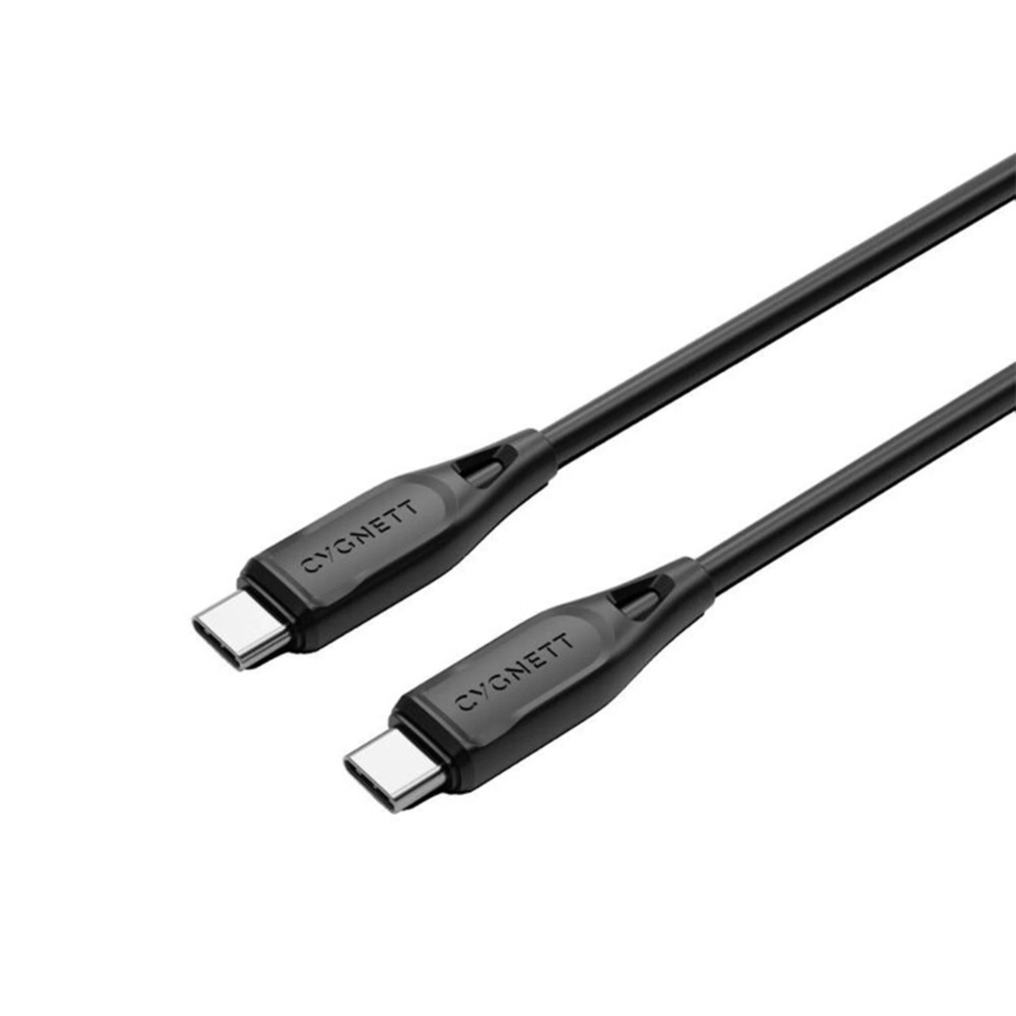1 Cygnett - Essentials 1m USB-C to USB-C Cable - Black, 1 of 1