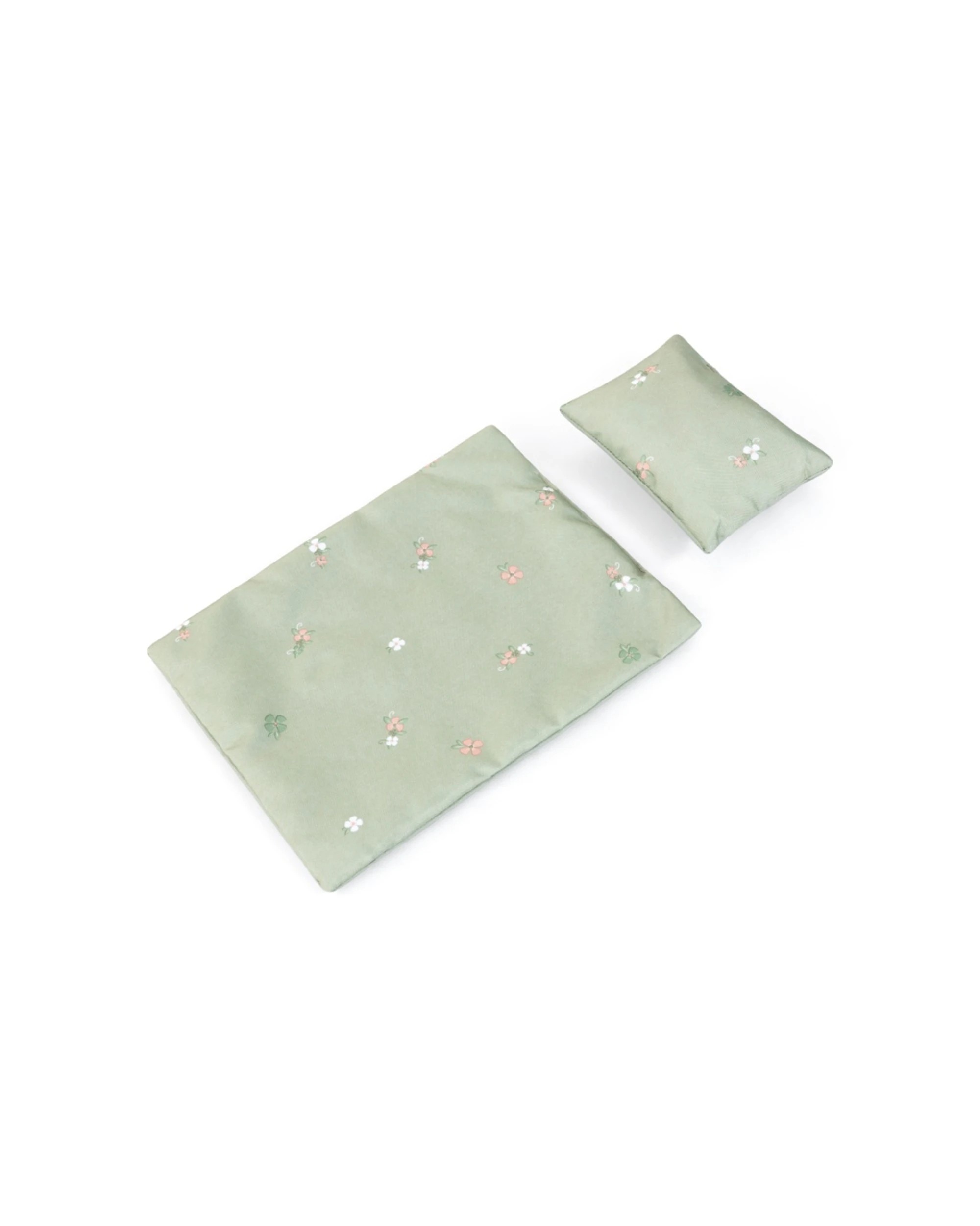 6 Bayer Bed Doll Cot Integrated High Chair For Dolls Up To Dolls 46cm Sage - Green, 6 of 6