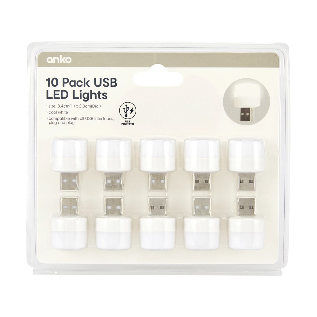 8 10 Pack USB LED Lights, 8 of 8