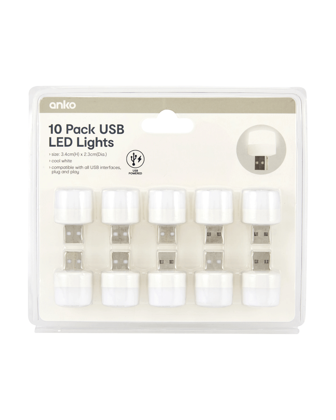 8 10 Pack USB LED Lights, 8 of 8