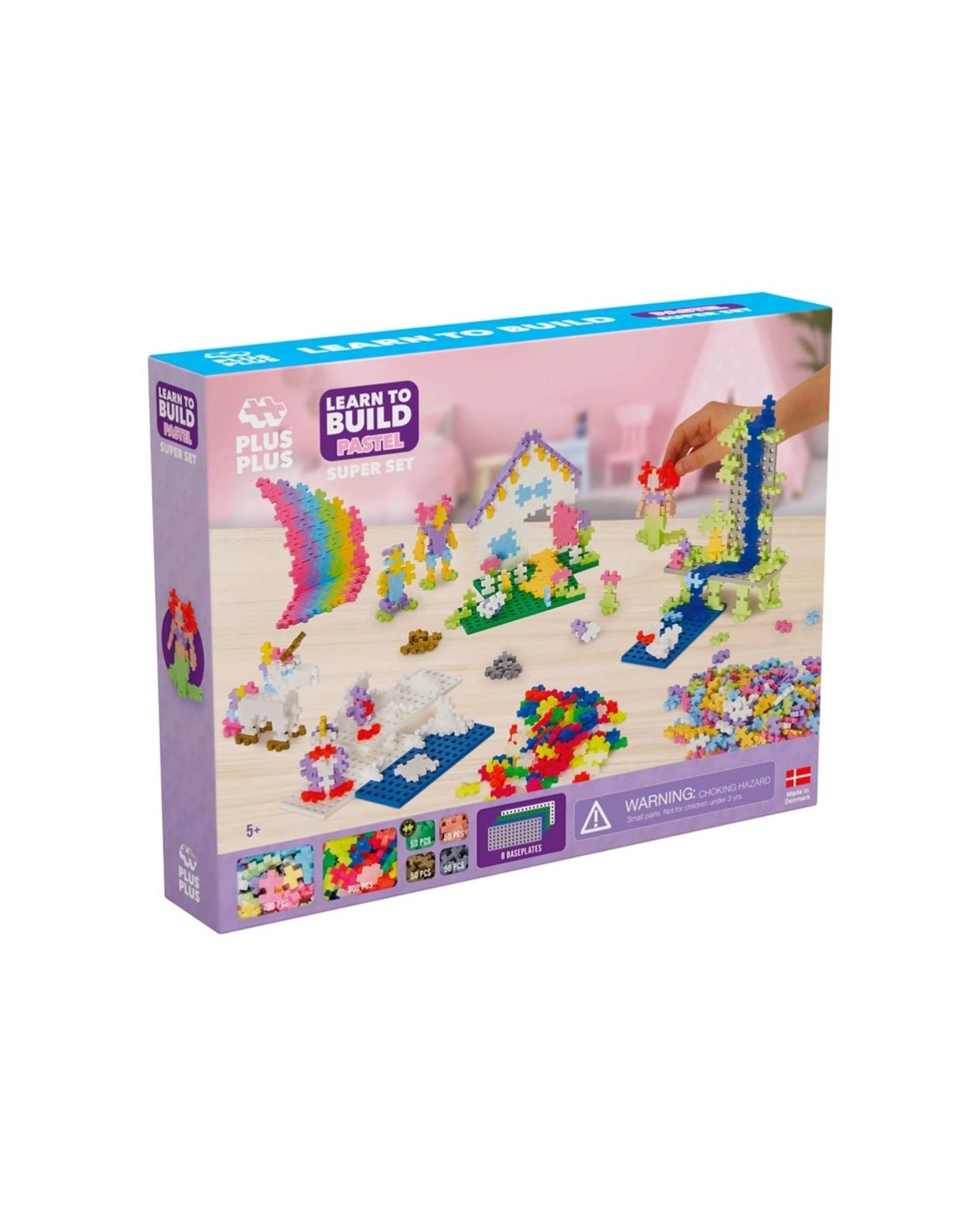 1 Plus-Plus Pastel Learn to build Super Set Puzzle Kids/Activity Toy, 1 of 3