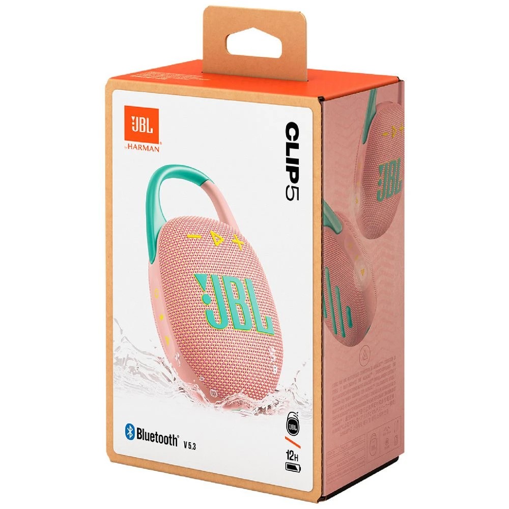 7 JBL Clip 5 Mini Bluetooth Speaker Pink, 7 of 7