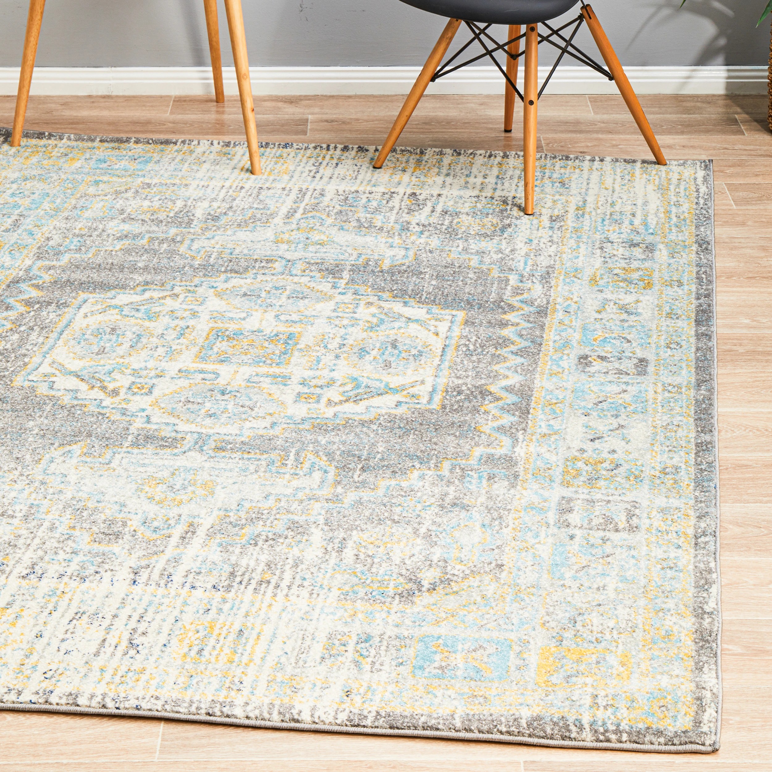 4 Common Ground Rugs Era 944 290x200cm - Large Indoor Floor Rug - Grey, 4 of 8