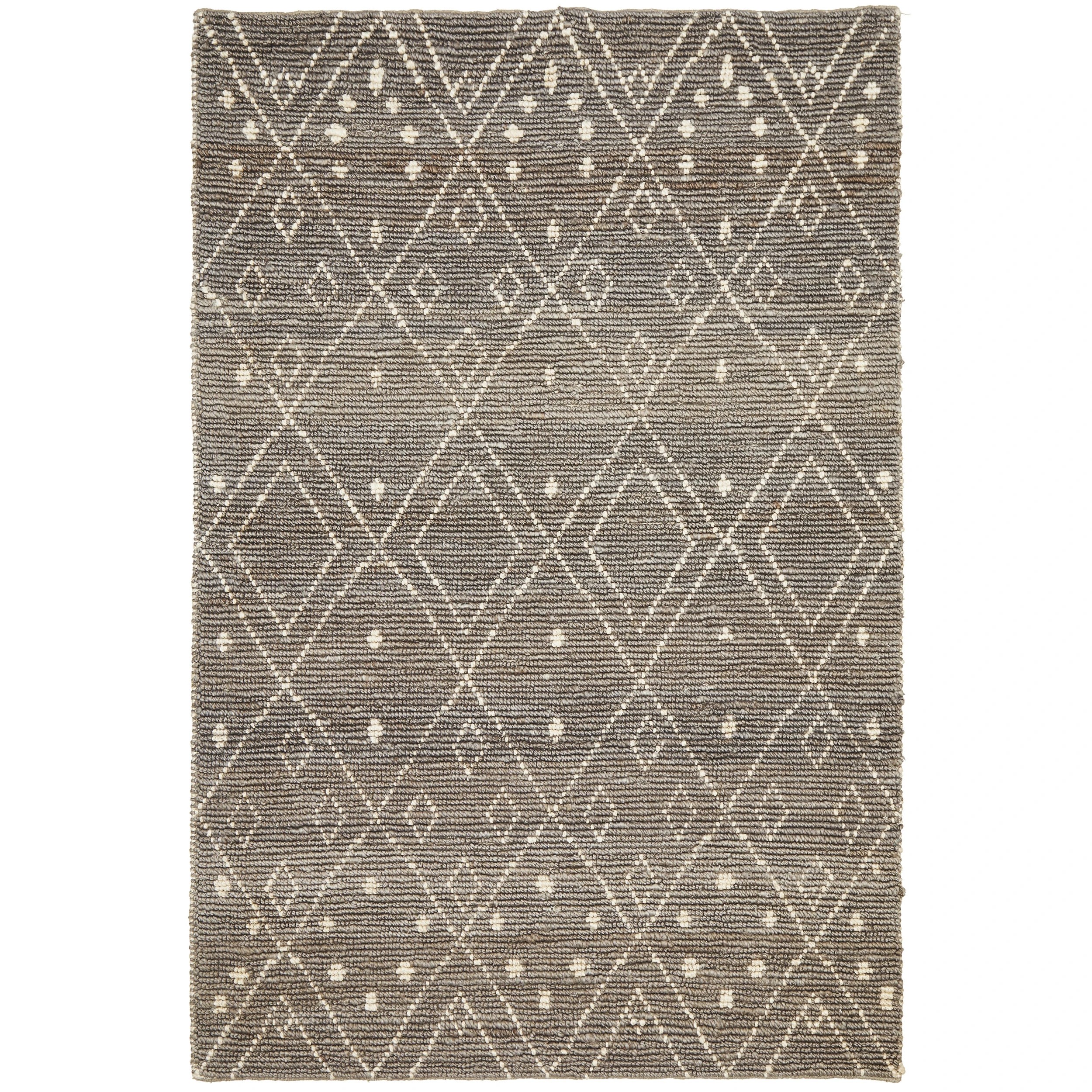 2 Common Ground Rugs Zanzibar 27 280x190cm - Large Jute Rug - Silver, 2 of 7