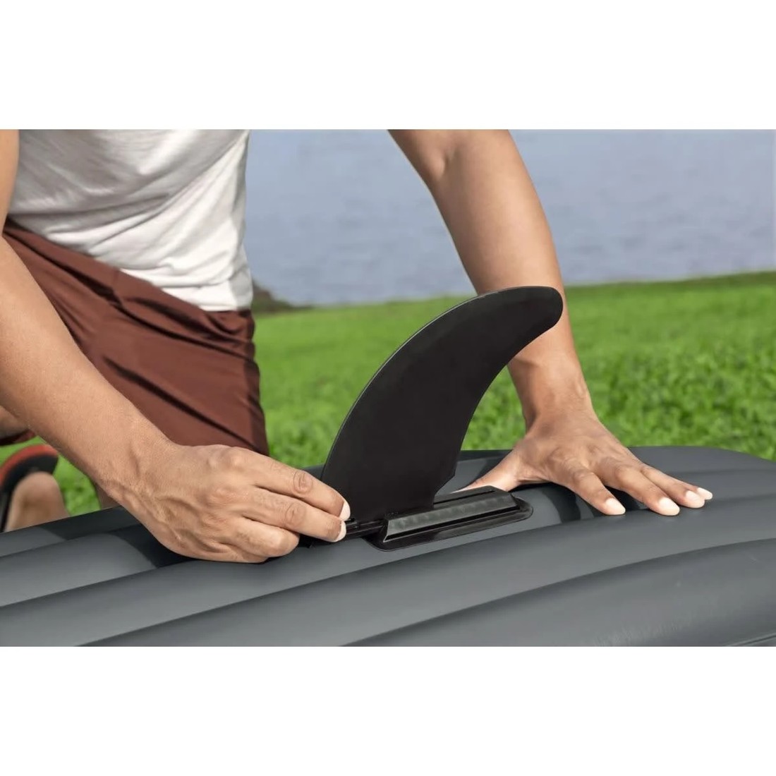 8 Bestway Hydro-Force Inflata-Shield Inflatable Cove Champion X2 Kayak Set, 8 of 10