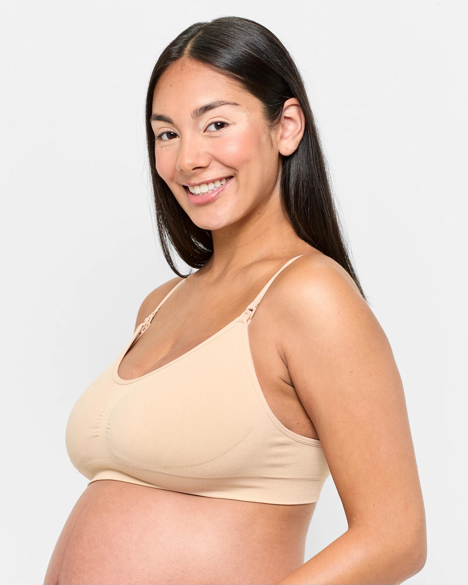 2 Target Maternity Seamfree Wirefree Bra SKIN, 2 of 4