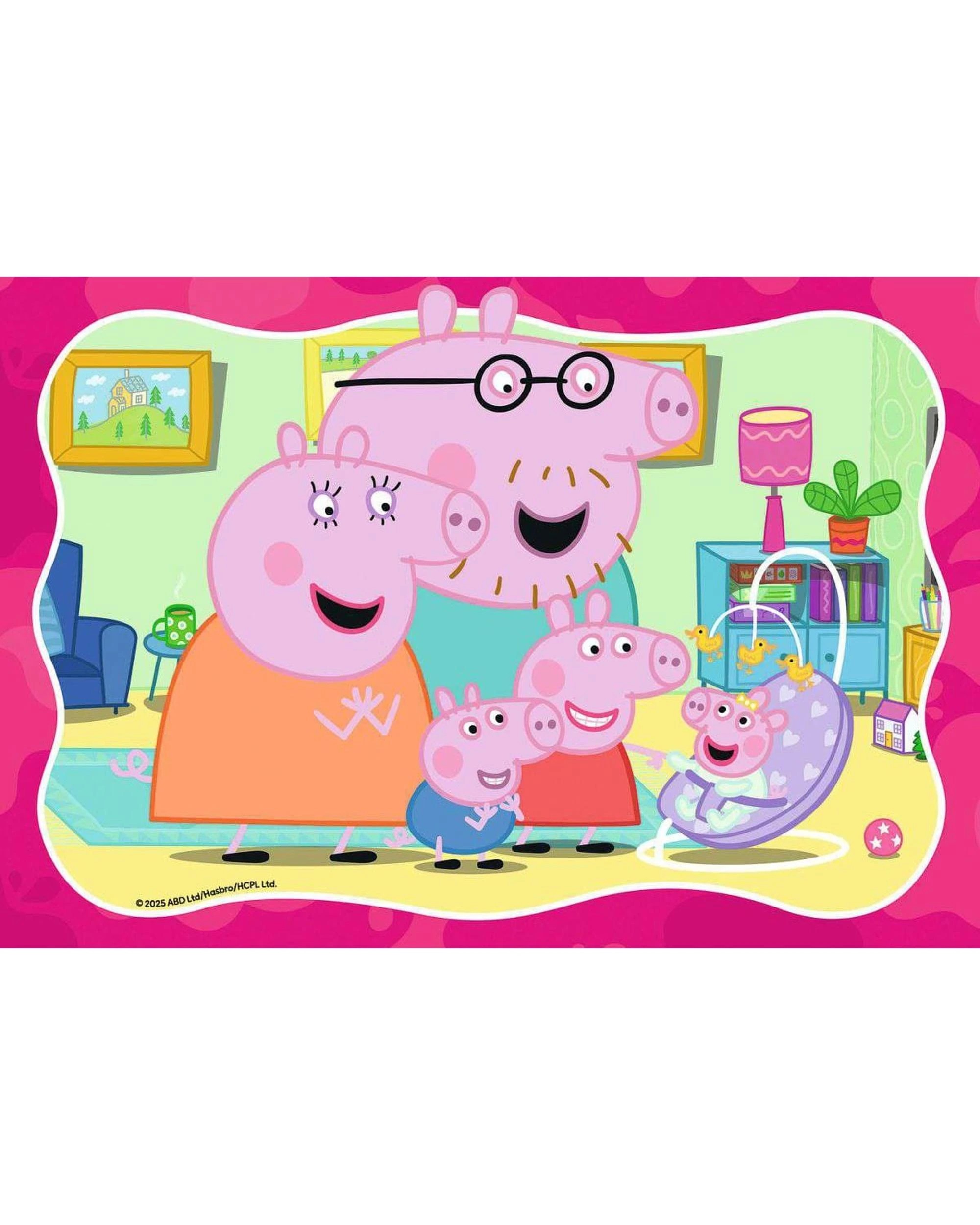 2 Ravensburger Peppa Pig 2 x 24 Piece Jigsaw Puzzle, 2 of 3