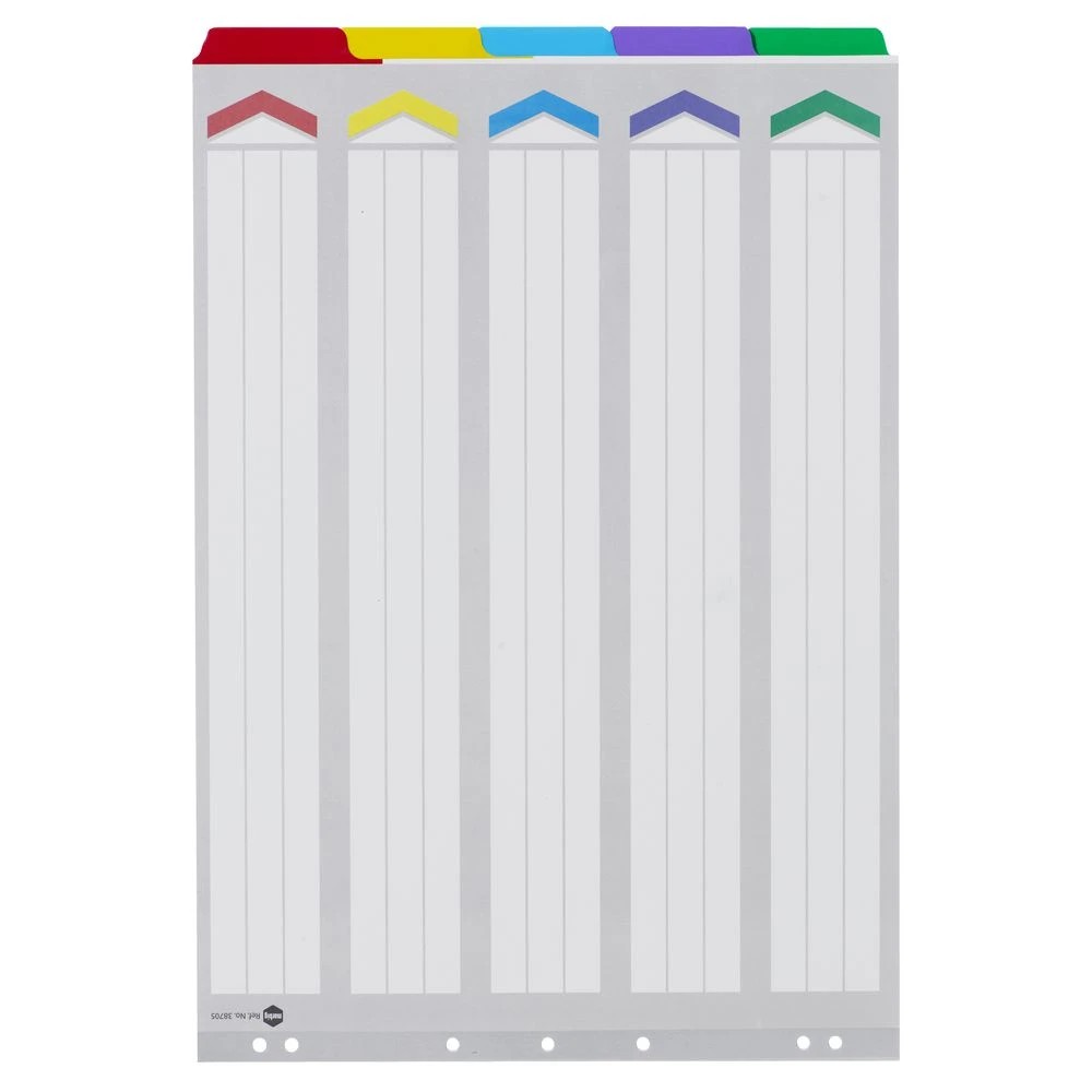 3 Marbig Reinforced A3 5 Tab Landscape Divider, 3 of 3