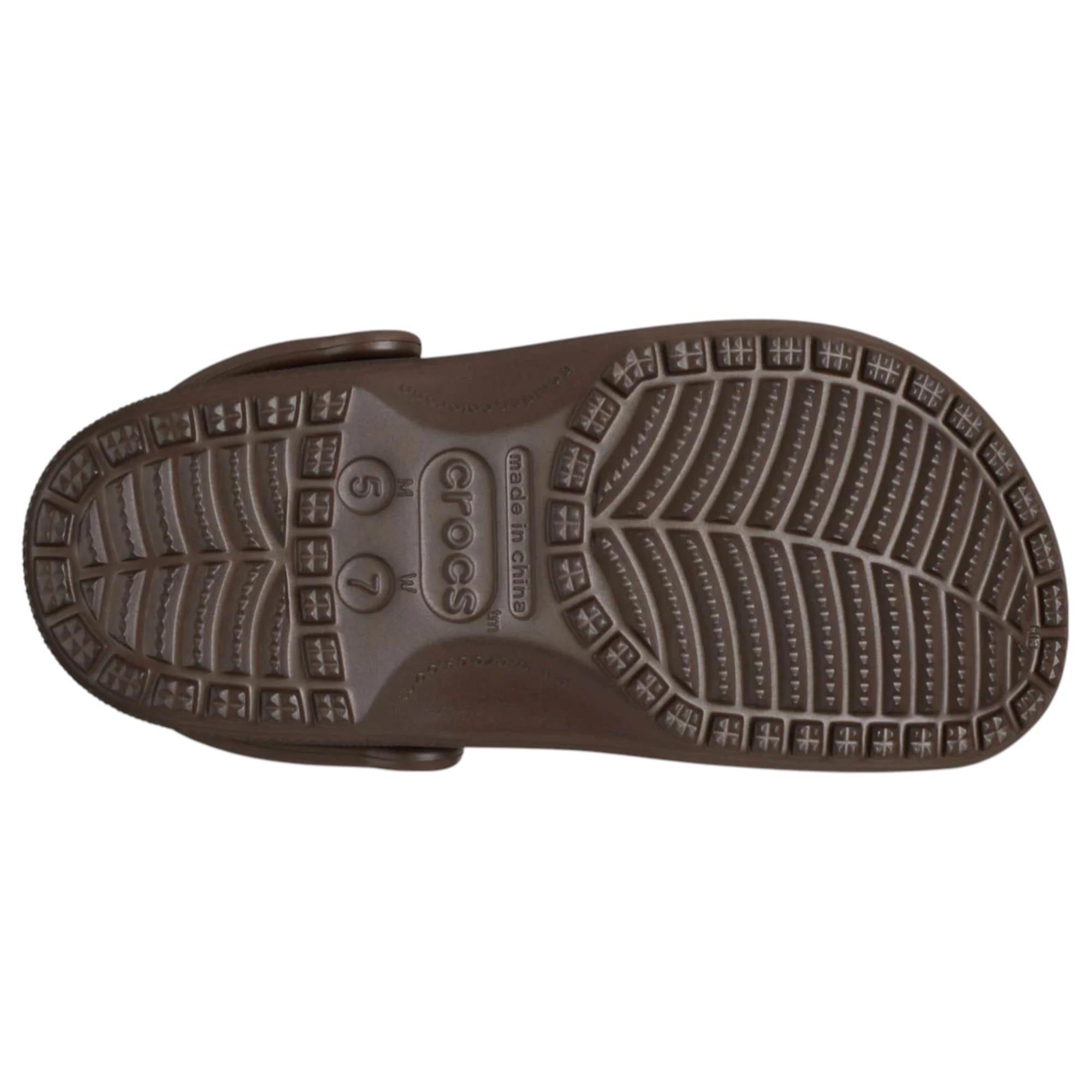 6 Crocs Unisex Classic Clog Sandals COFFEE, 6 of 6
