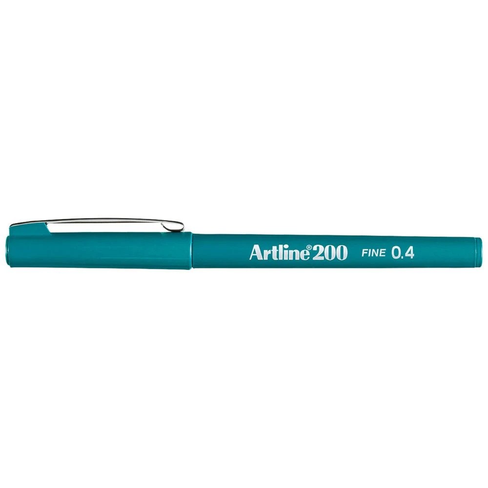 1 Artline 200 0.4mm Fineliner Dark Green, 1 of 2
