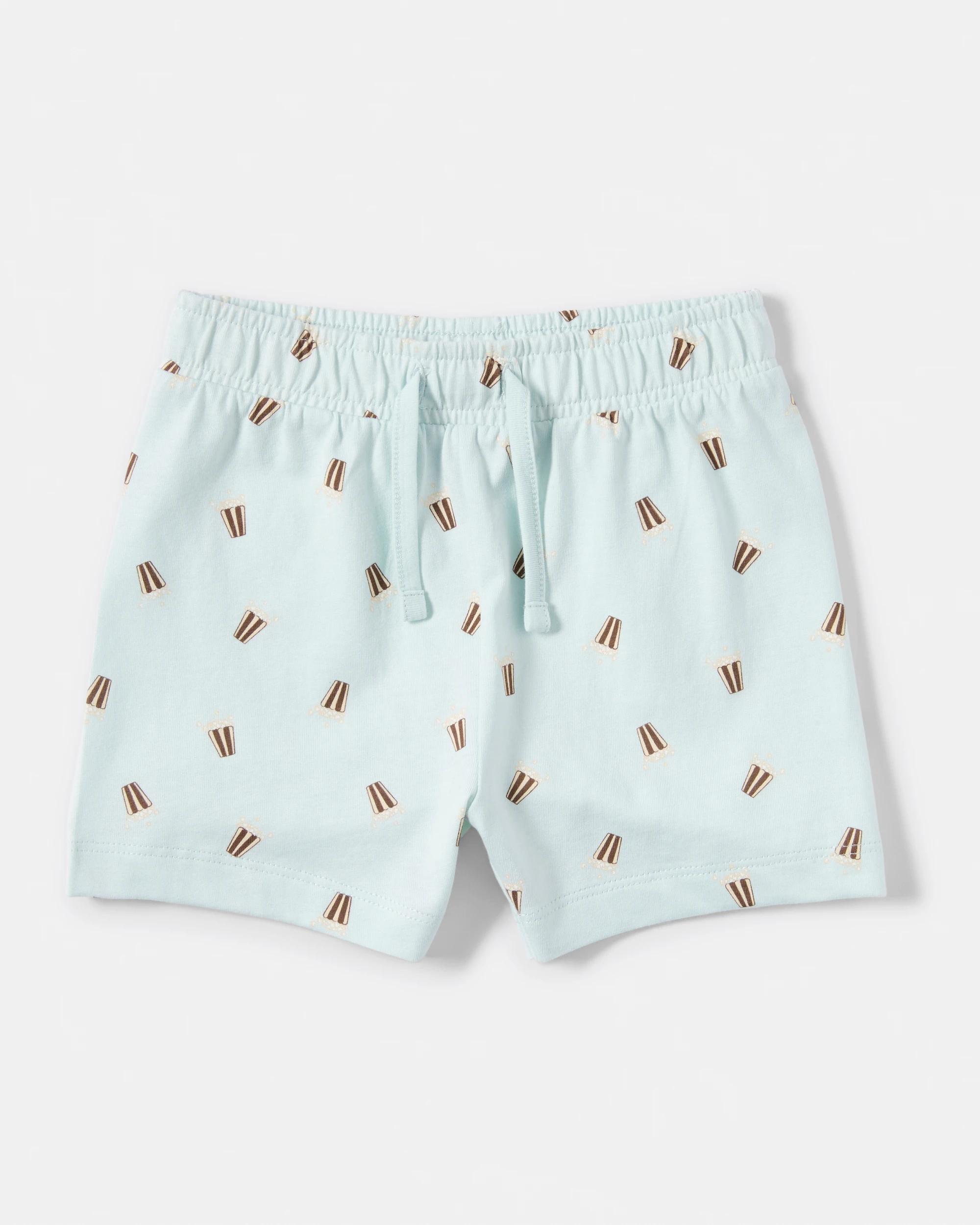 3 3 Pack Cotton Shorts Brwn Ppcrn, 3 of 8